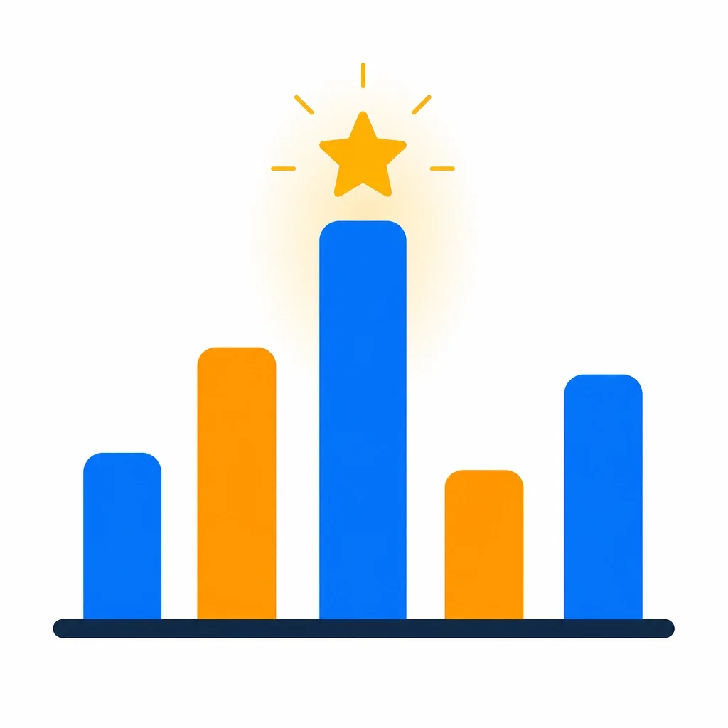 A minimalist blueprint and checklist illustration representing standardized success.