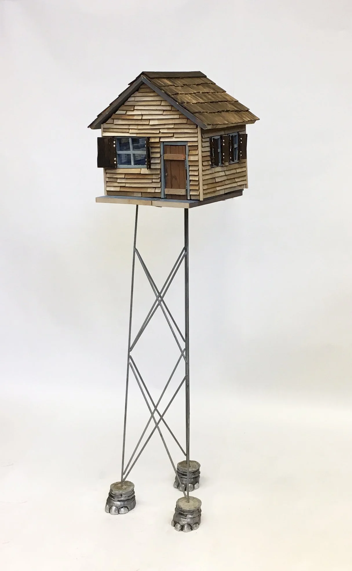 Helpless
Wood, steel, cast aluminum, glass
2017