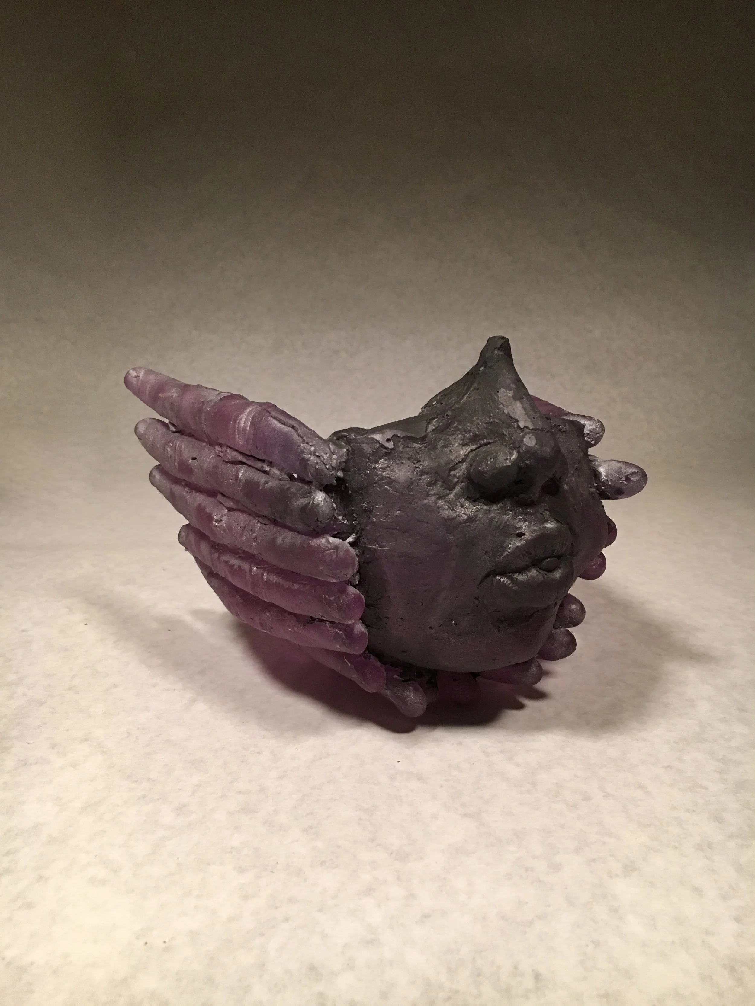 
Neptune Arises
Cast glass, pigment
8x6x6"
2015