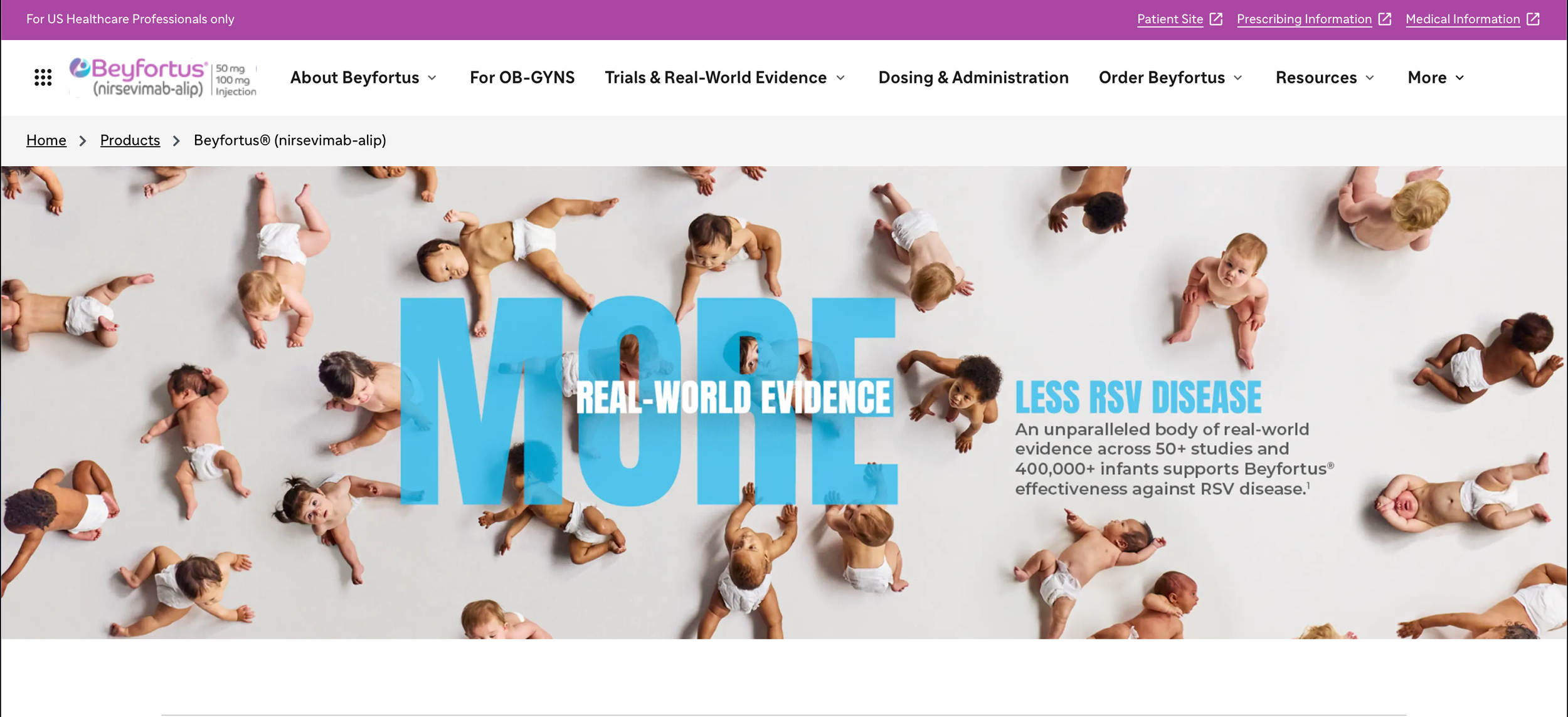 RSV Unbranded Educational Campaign + Website For Doctors
