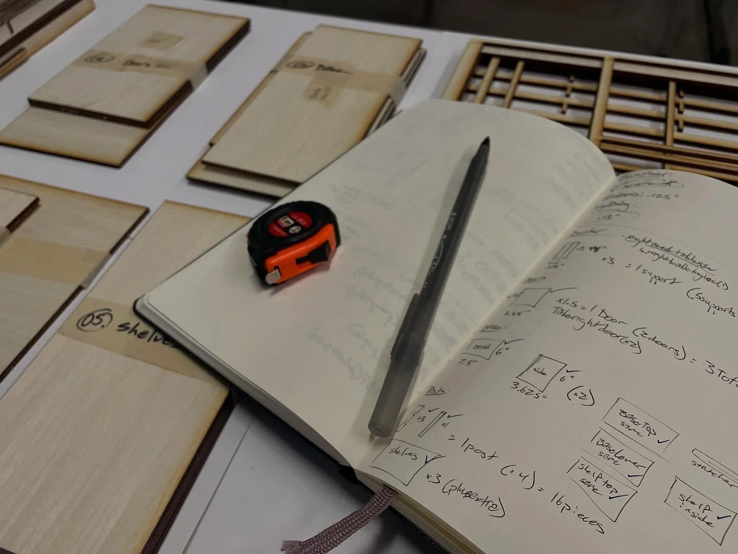 Process preview for senior thesis prototype.