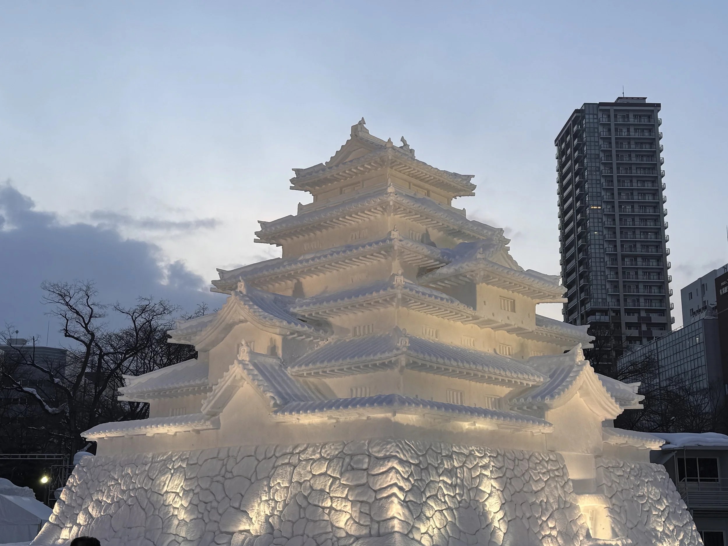 My most proud photo to have from Japan from the Sapporo snow festival 