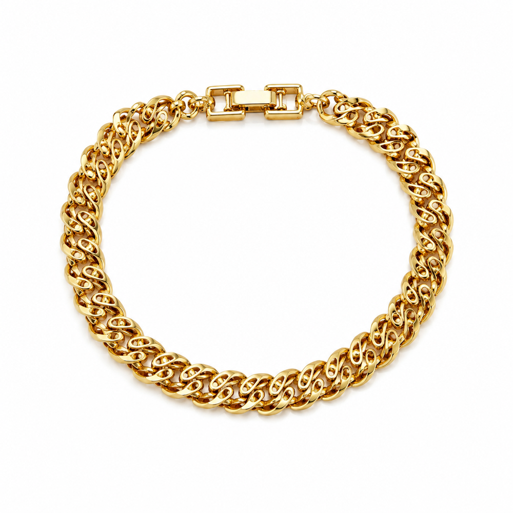 Vintage Givenchy Curb Chain Bracelet — Curated by Christina Albina