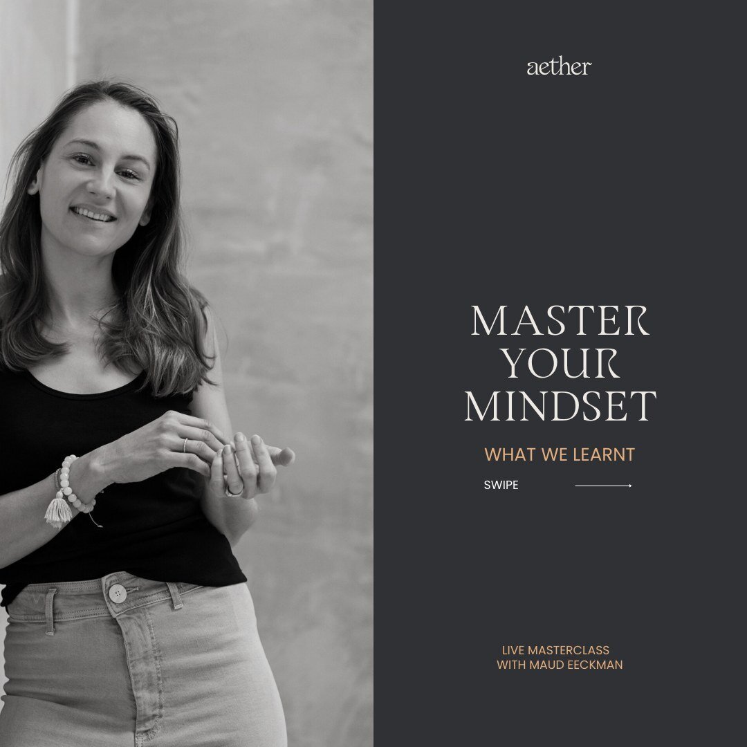 Struggling with the day-to-day? Last week we were joined by Mindset Coach @maud.eeckman who shared with us simple tools to shift your mindset and learn to look at the world through a different lens. ⁠
⁠
How do you support your mindset? Try one of our