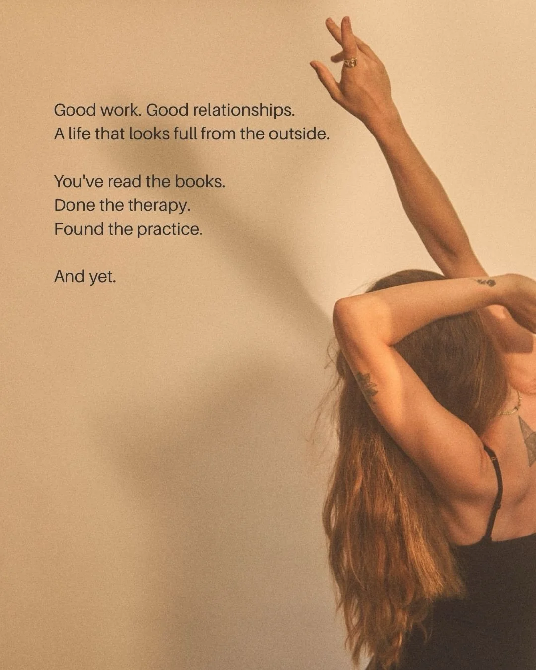 You were not built to perform.

At some point, we started treating ourselves like something to be optimised. More output. Better habits. Tracking sleep, tracking steps, tracking macros. Even our rest became productive. Even our holidays became conten