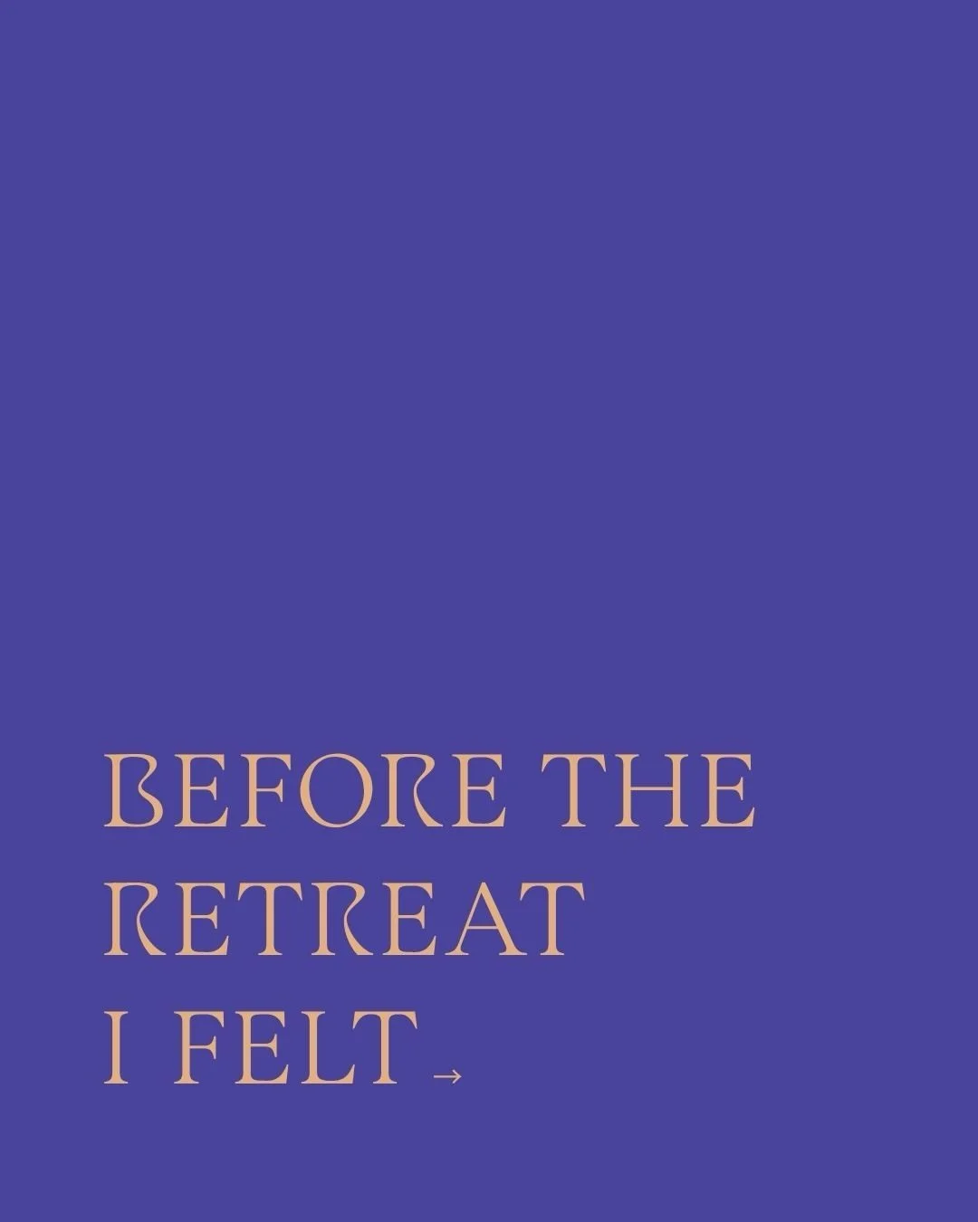 Three women. Three different reasons for coming.

One was burnt out from a relentless job, struggling with her mental health, and feeling &mdash; her words &mdash; lost directionally about who she was and what she wanted from life.

One was being pul