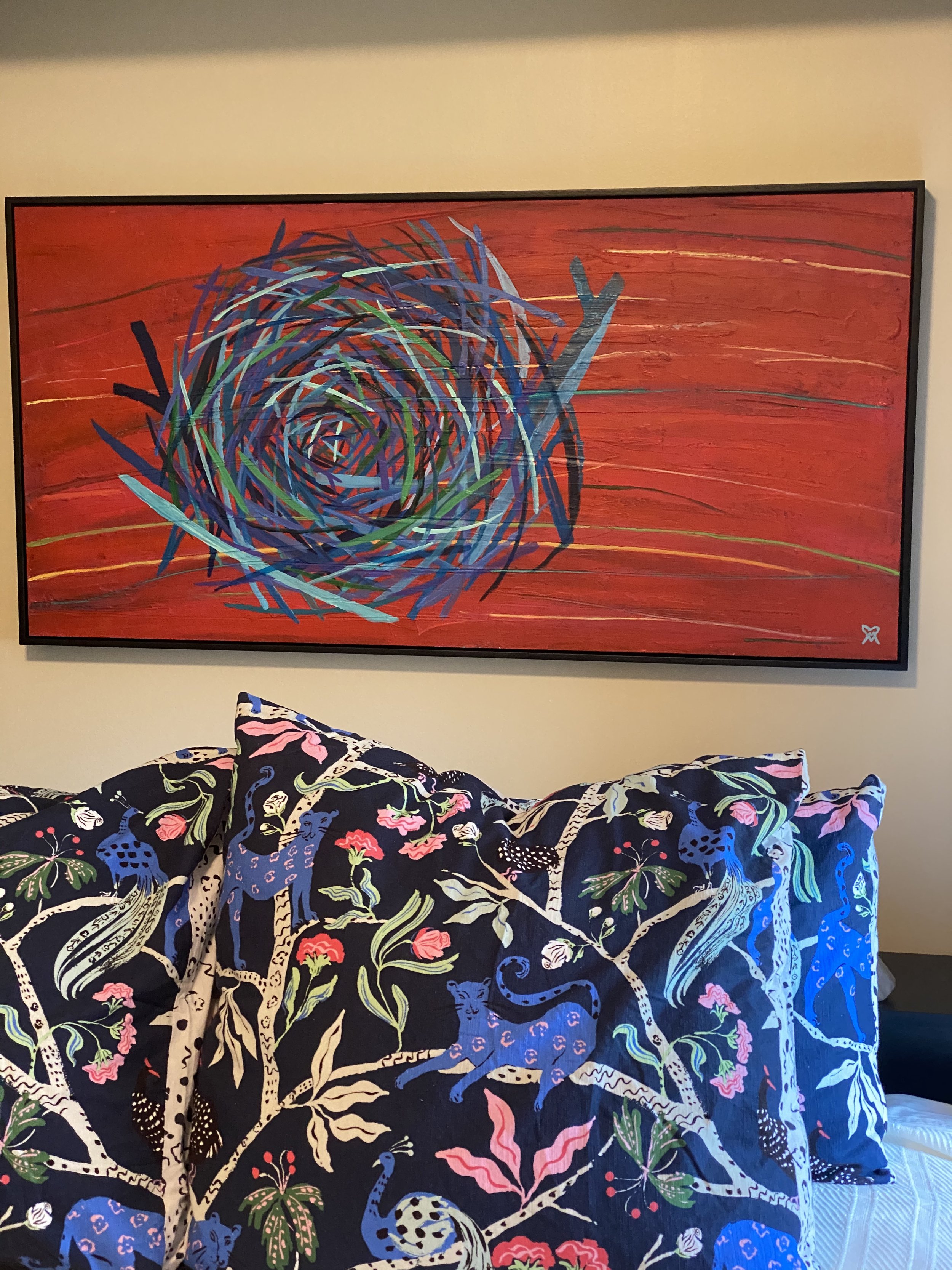 Nest installed in a client's bedroom