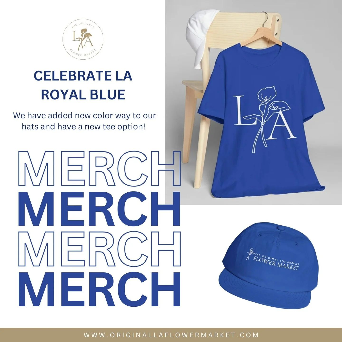 Did you hear? LA just won everything 💙

Celebrate the hometown energy with our newest Royal Blue merch, because supporting LA looks good on everyone.

Tag your game-day crew (or your favorite market buddy) who needs this 👇

Visit our website or lin