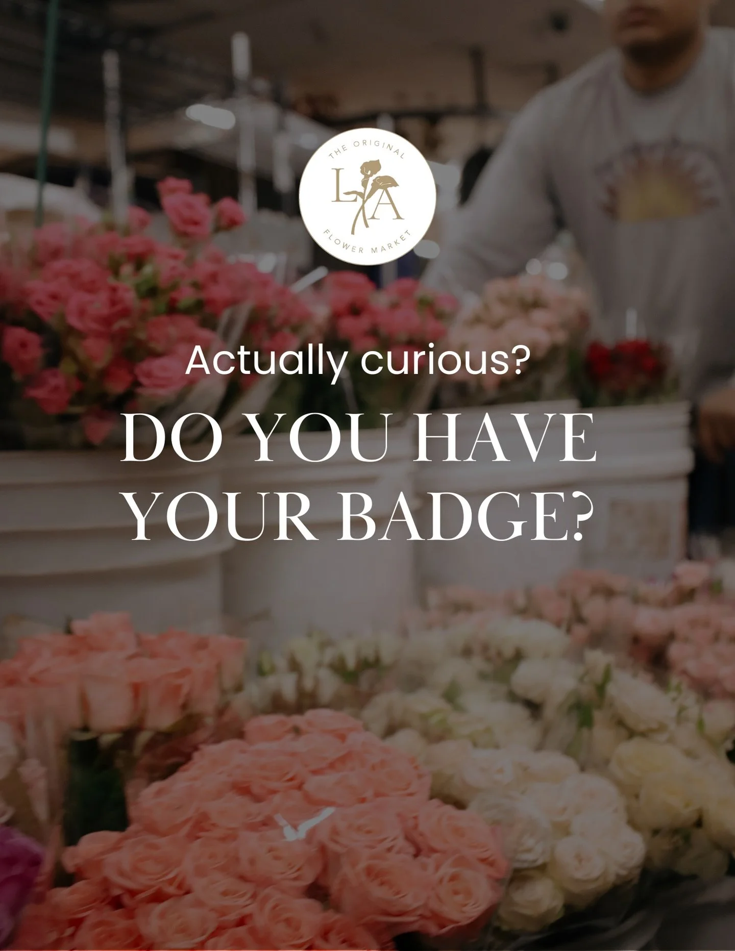 Do you have your Market Badge yet? 
Hey floral friends! Just a friendly reminder to apply or renew your badge for 2026.
If you haven&rsquo;t done it yet, scan the QR code or hit the link in our bio to apply online. Once you purchase your membership, 