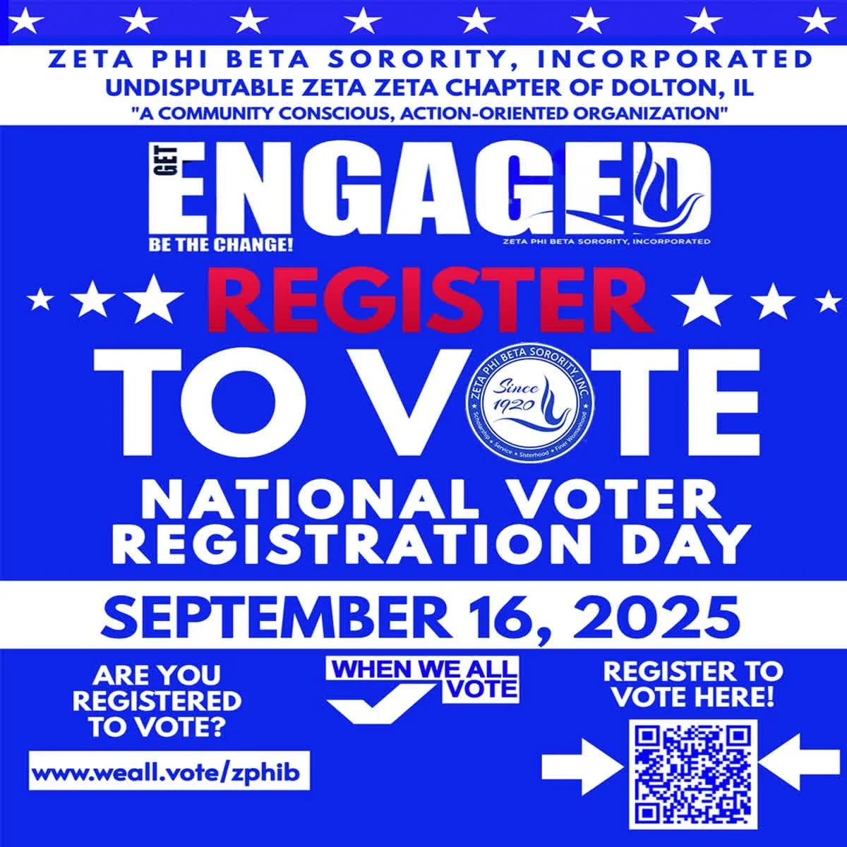 Engaged Register to Vote