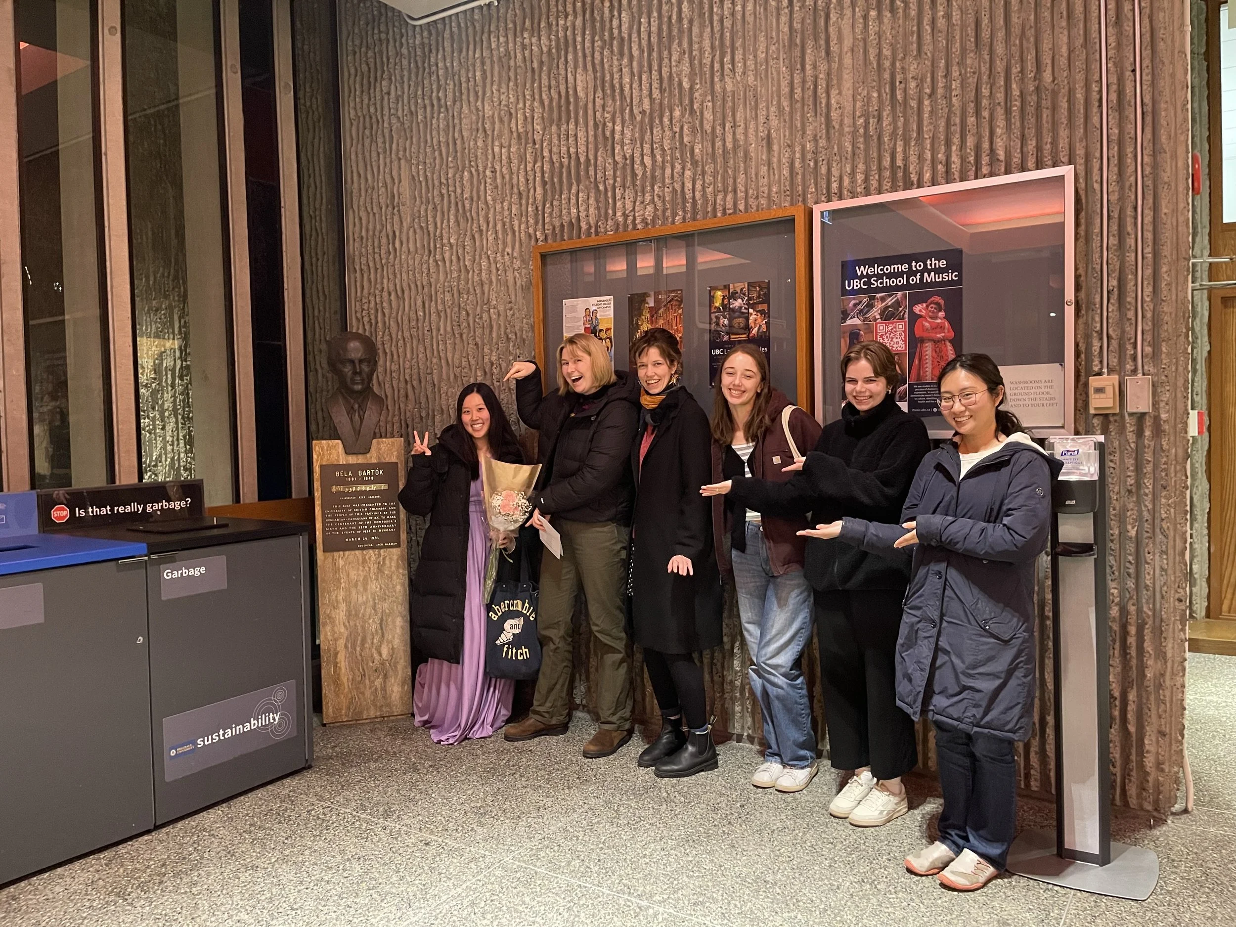 Friends after UBC Concerto Competition 2024-25