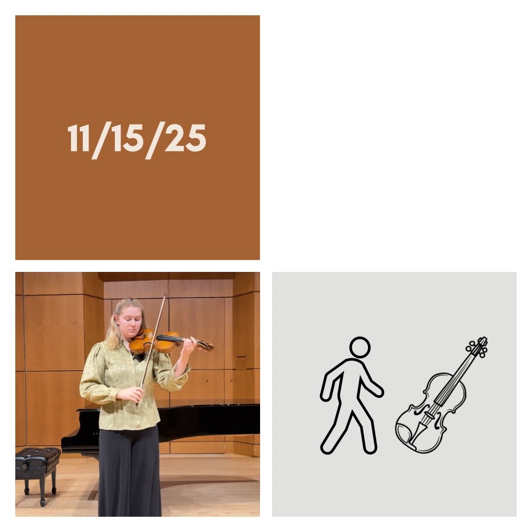 DAY 448 - 11/15/25

🎻: Violin - finished a grant application today! More relaxed day for practice not so much in the way of I didn&rsquo;t feel like I accomplished what I set out to, but rather felt like I had lots of time throughout the day to reac