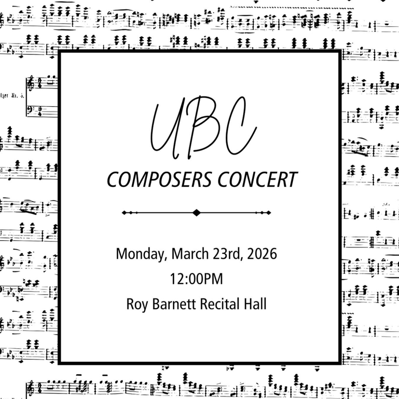 UBC Composers Concert