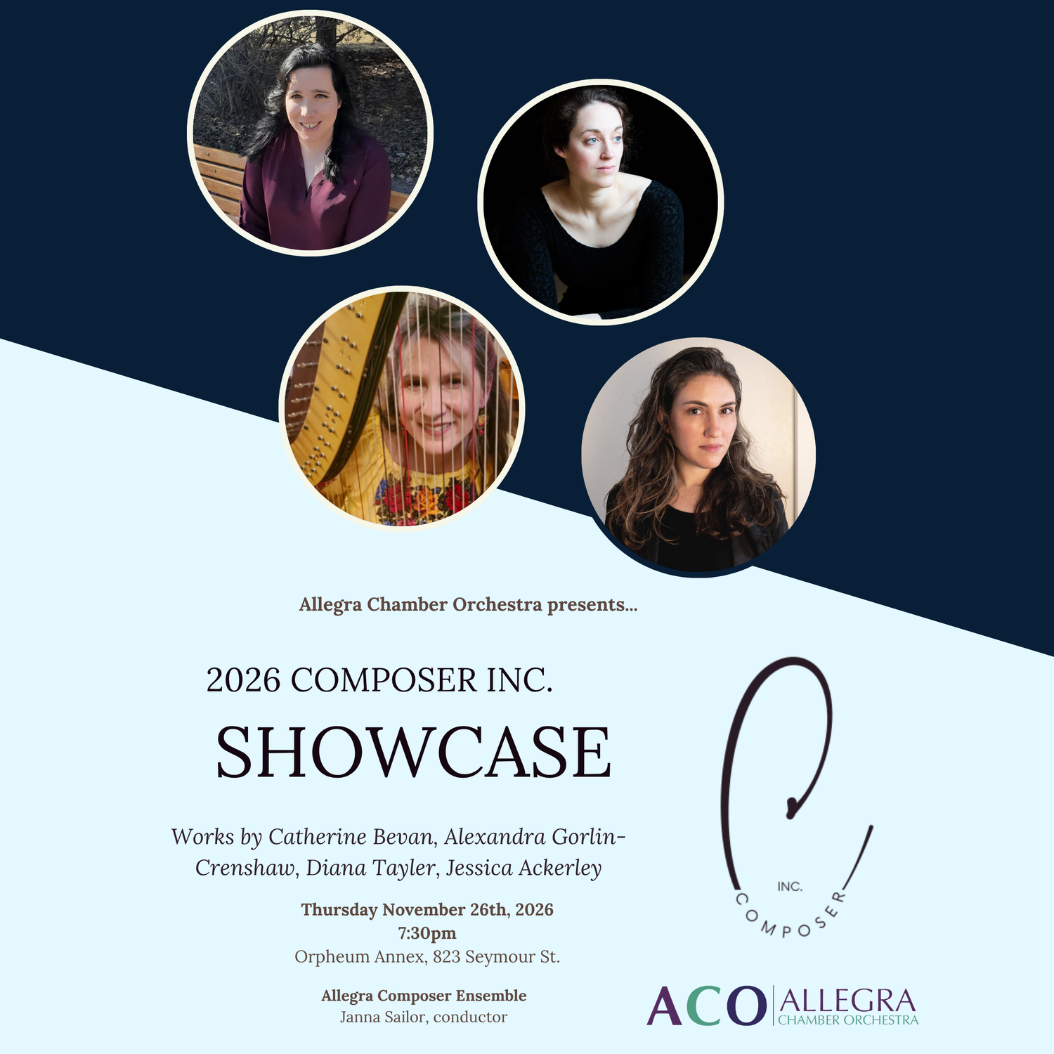 Allegra Chamber Orchestra - Composer INC Final Showcase