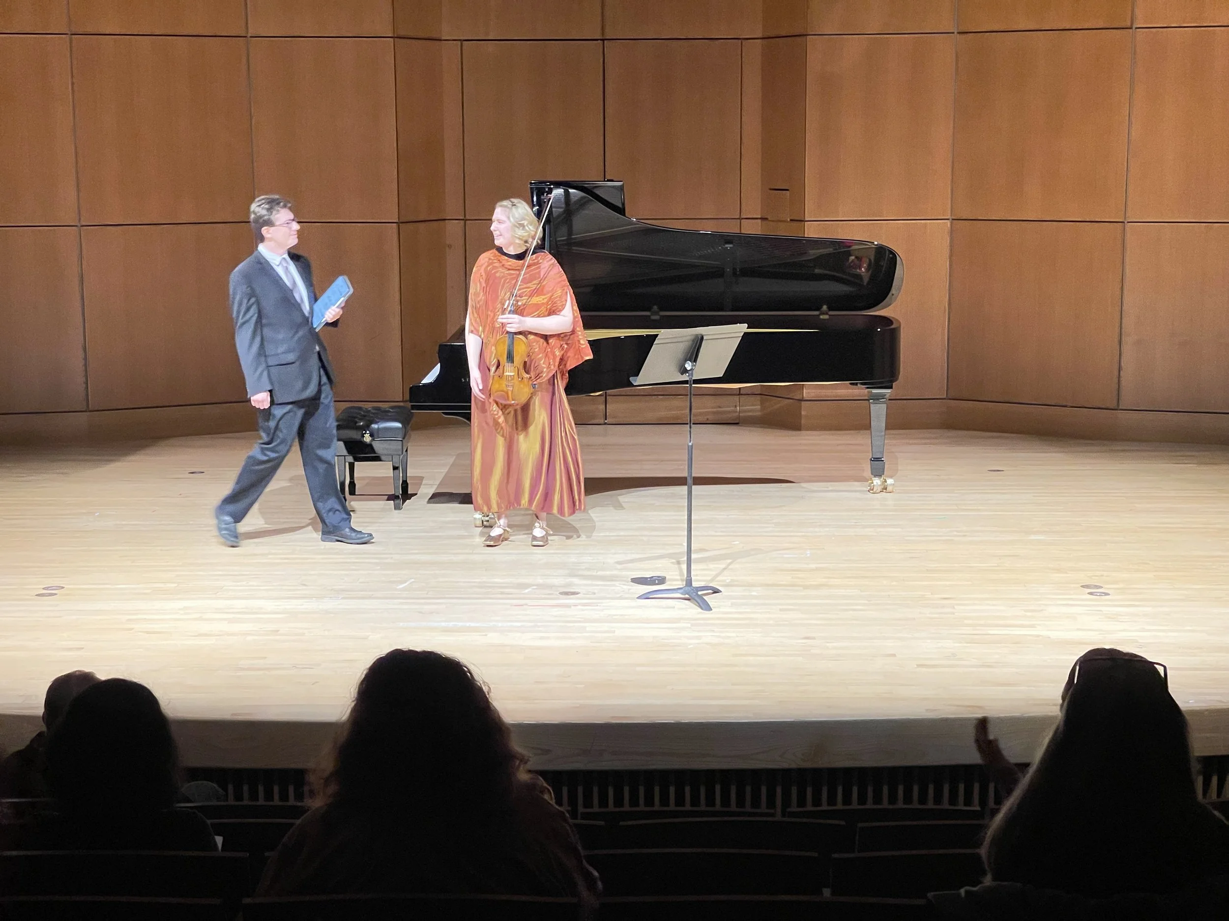 Duo Emersi at MM1 Recital, Mar. 2025 (with Will Rand)