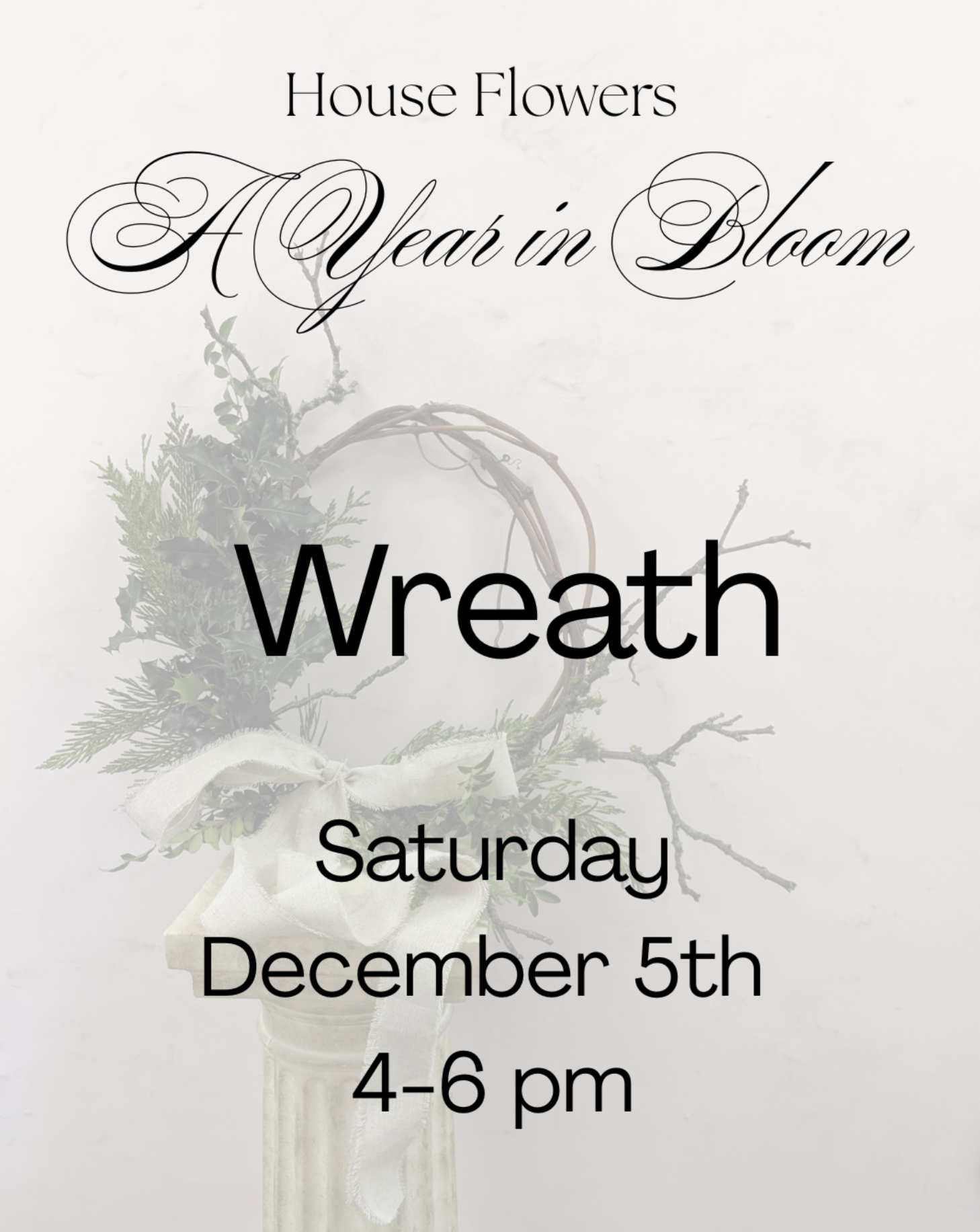 A Year in Bloom: Wreath