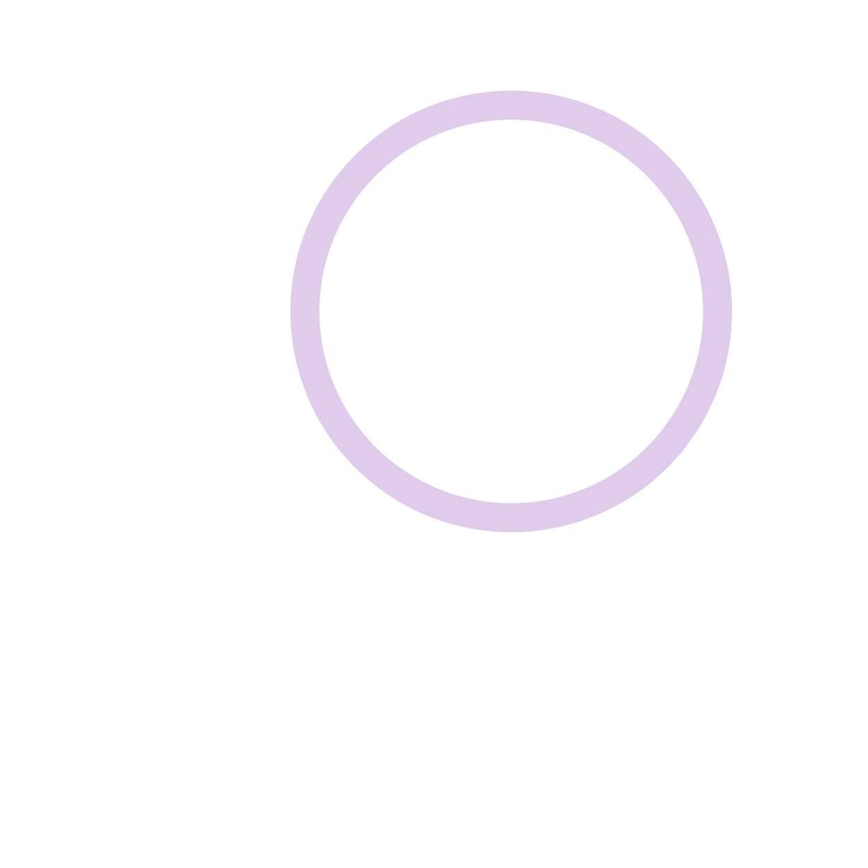 A person holding a tablet displaying a pie chart, sitting at a desk with an open laptop.