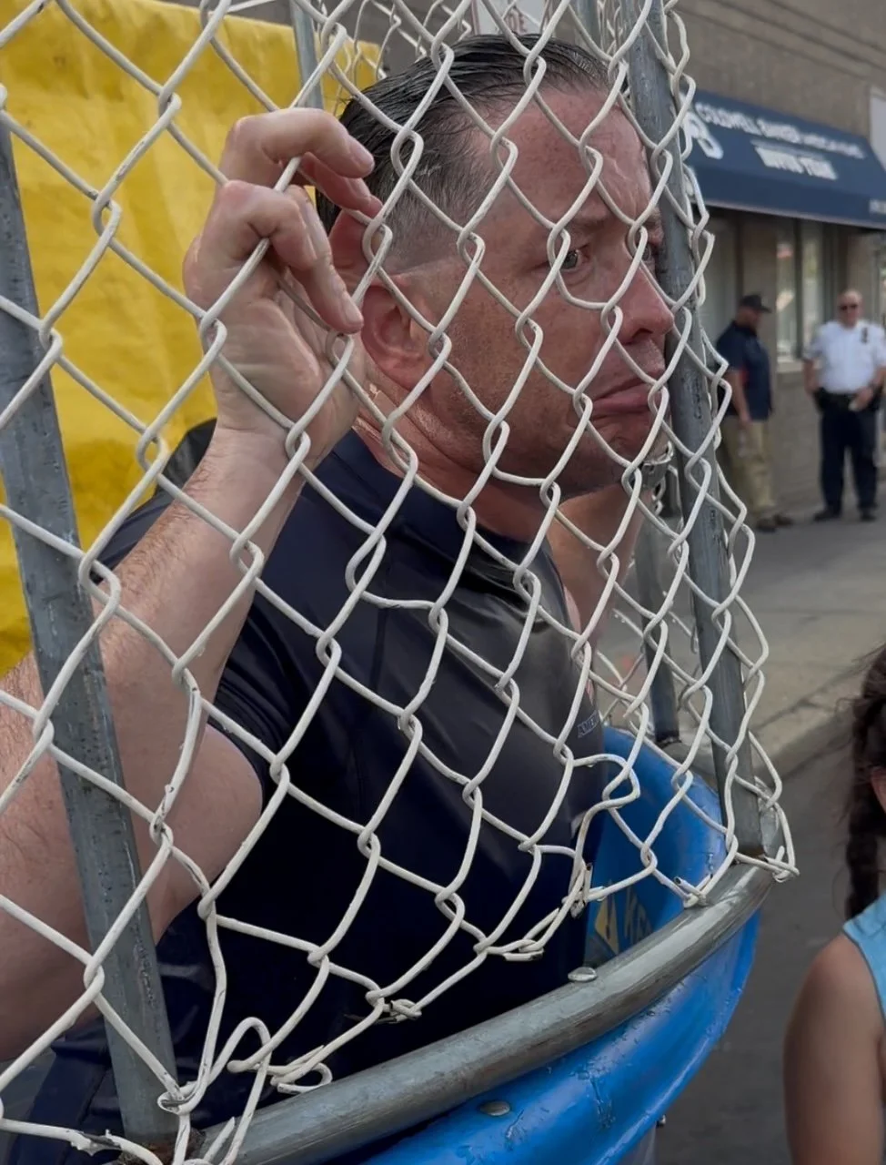Dunk Tank at the Floral Park Street Fair