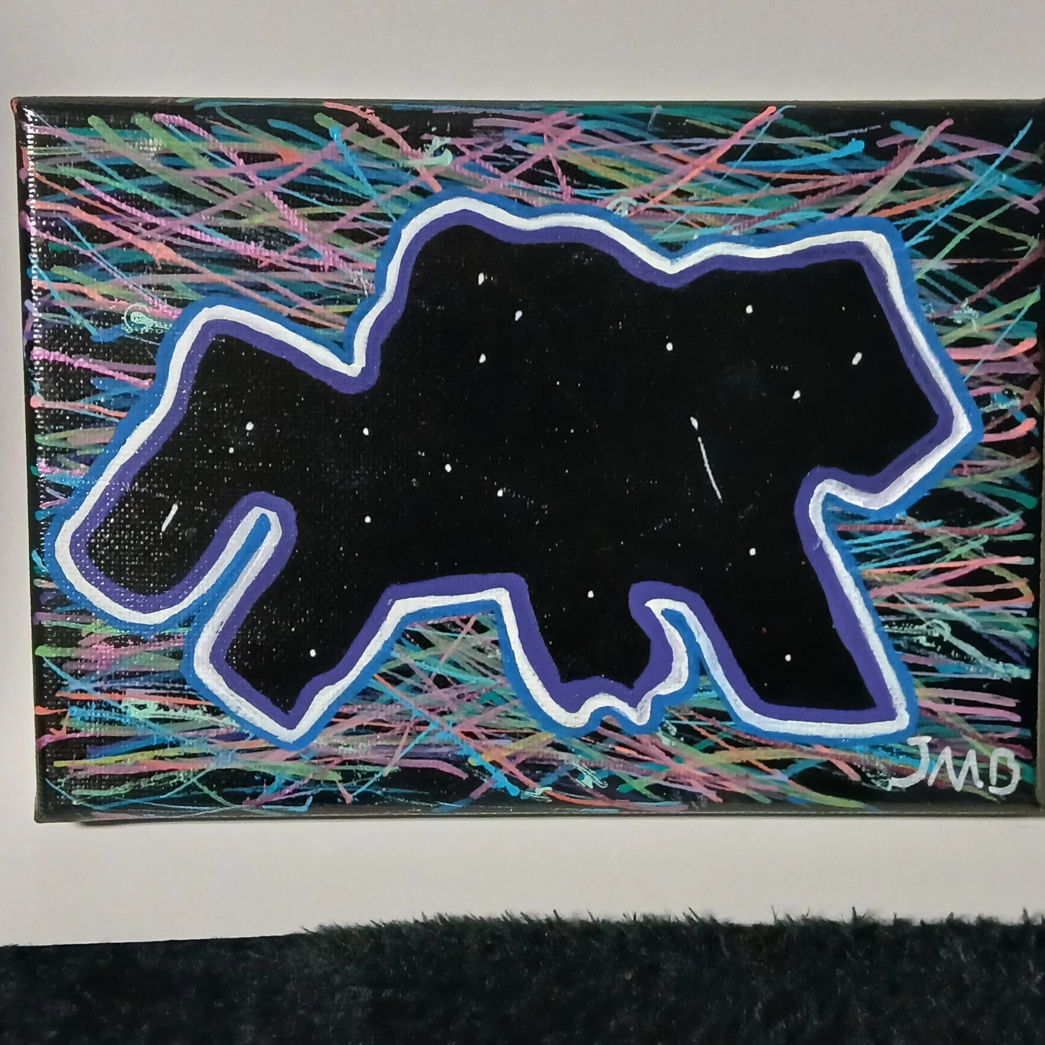 JC-JP1 Hidden Galaxy Acrylic Painting