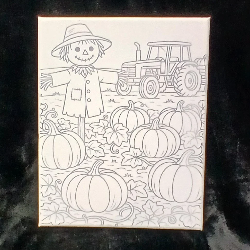 #AC-PK27 Pumpkin Patch Harvest--Ready Set Paint Kit