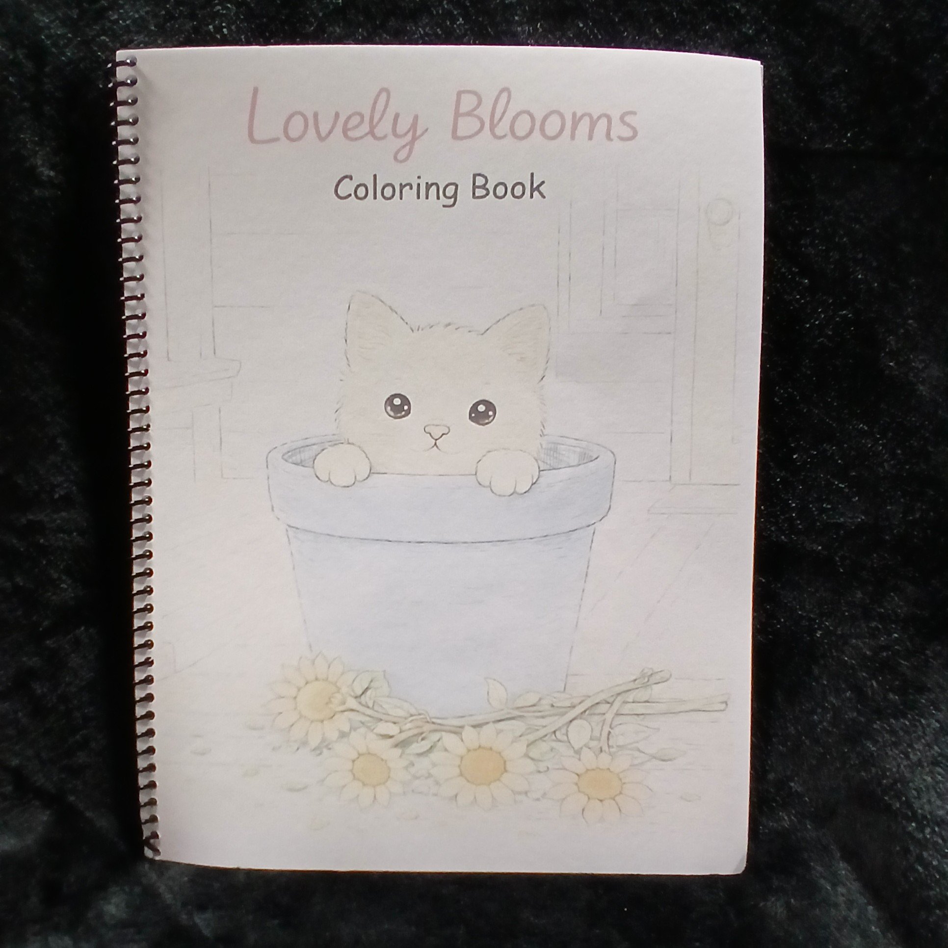 #AC-CB18 Lovely Blooms Coloring Books