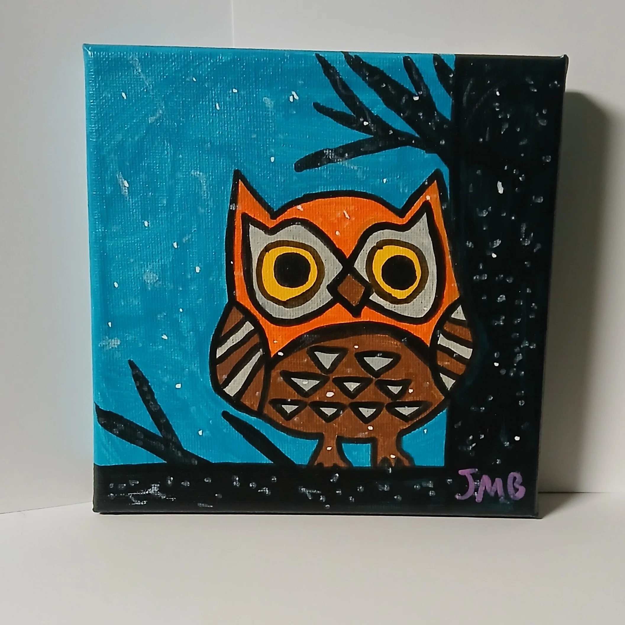 JC-JCP4 Nah Bru… Snow? Seriously. Acrylic Painting