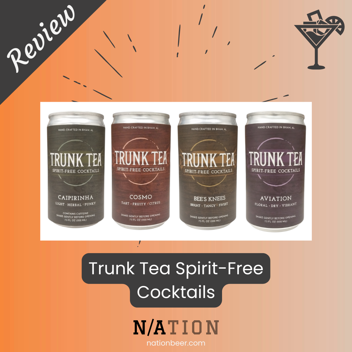 REVIEW: Trunk Tea Spirit-Free Cocktails