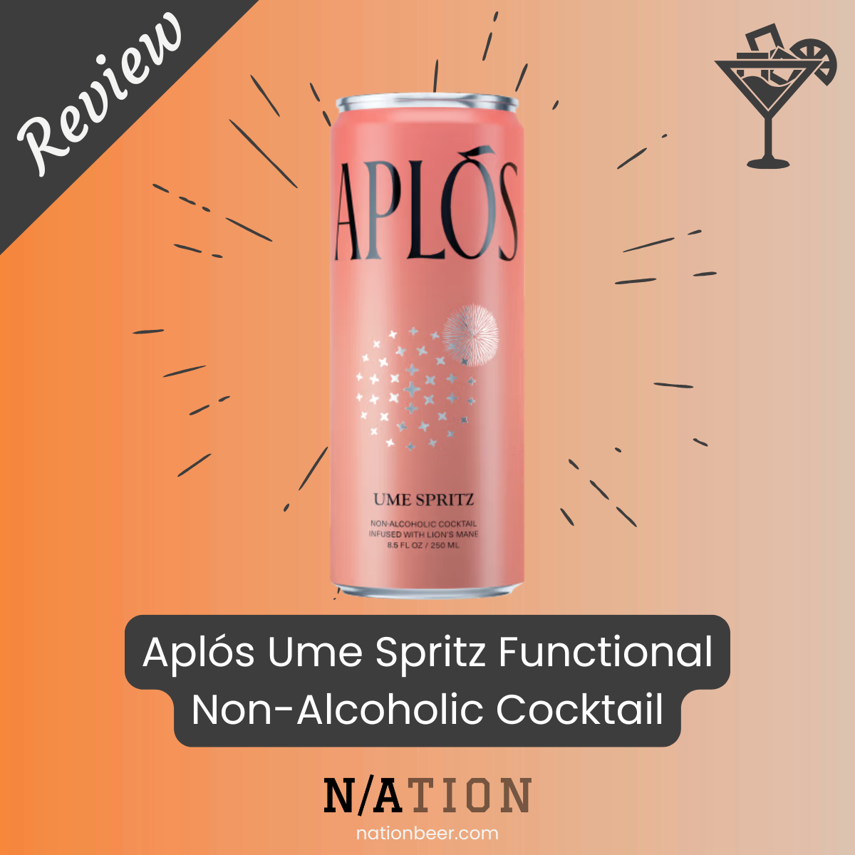 REVIEW: Aplós Ume Spritz Functional Cocktail