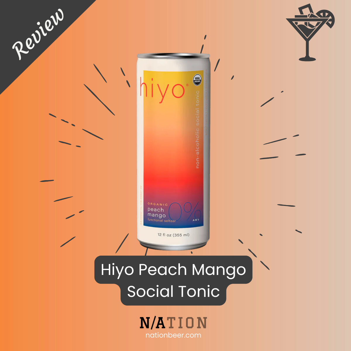 REVIEW: Hiyo Peach Mango Social Tonic