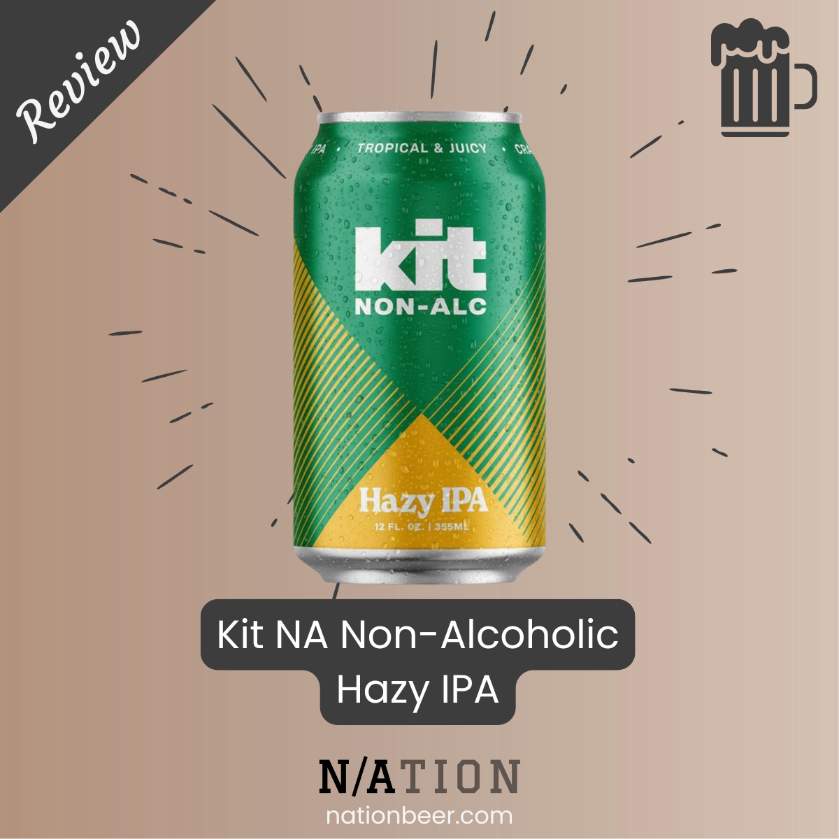 REVIEW: Kit NA Here We Go Hazy IPA