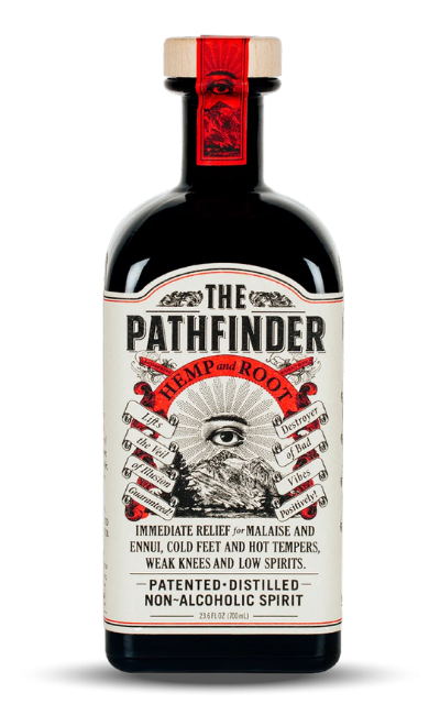 The Pathfinder Hemp and Root Spirit Bottle