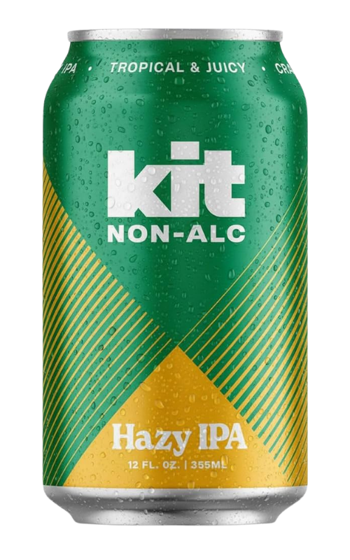 Kit NA Hazy IPA Green/Yellow Can