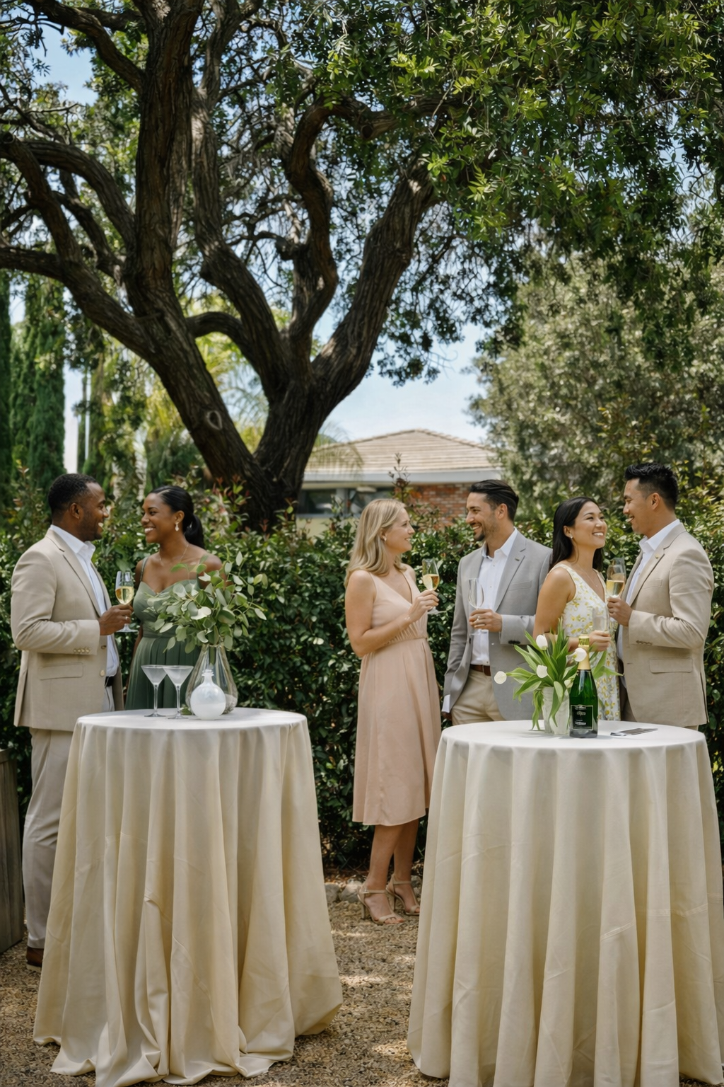 Intimate gatherings for receptions, showers and garden parties. 