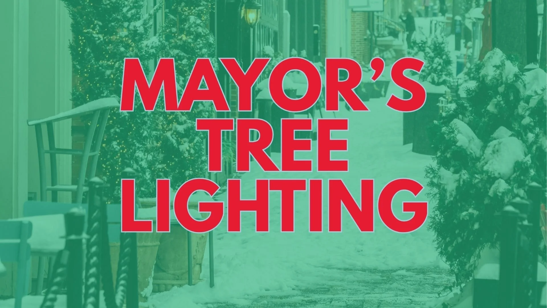 Mayor's Tree Lighting