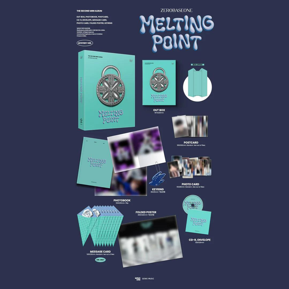 ZEROBASEONE – 2nd Mini ALBUM [MELTING POINT] (Random) — Boba & K-Pop