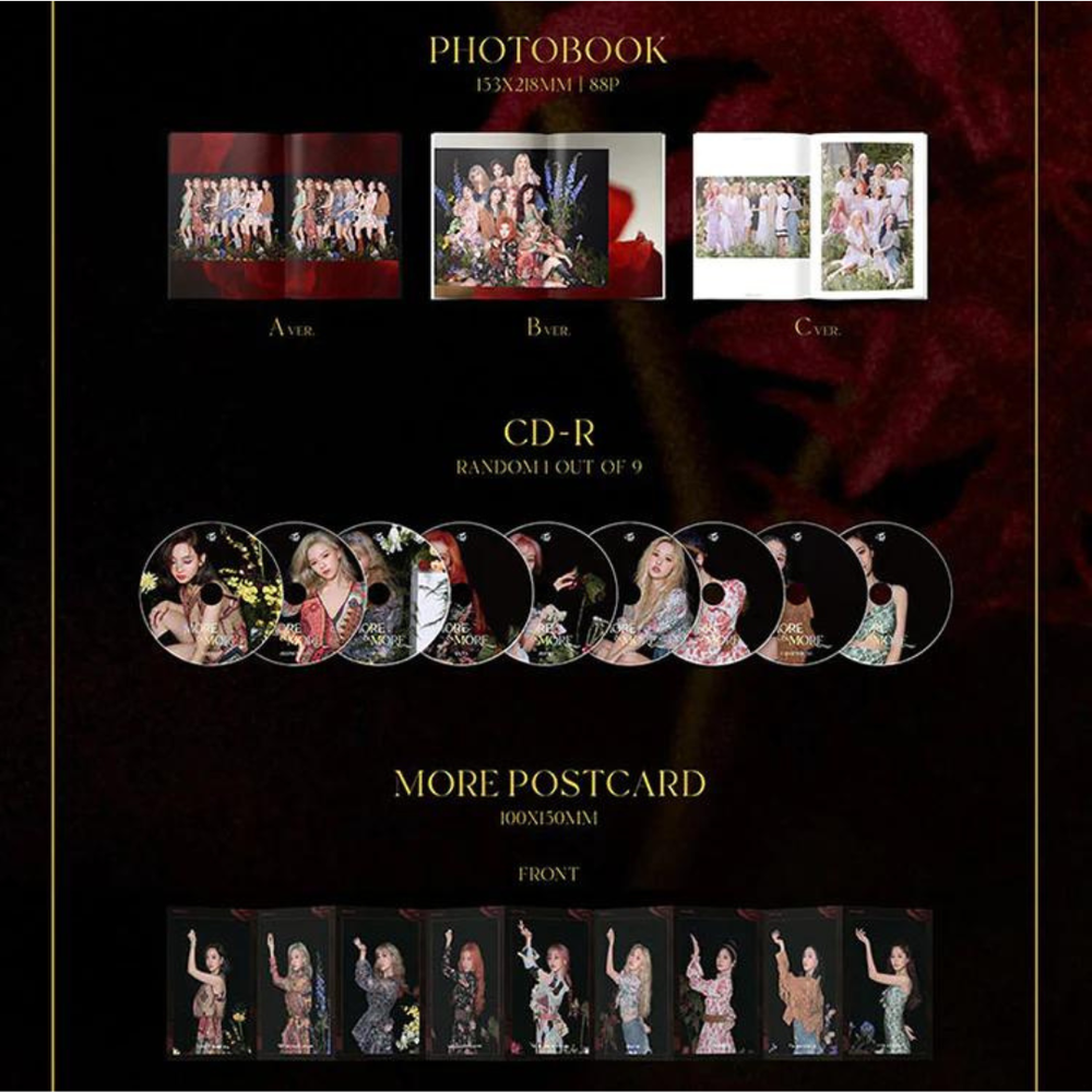 TWICE – 9th Mini album [MORE & MORE] (Random) — Boba & K-Pop