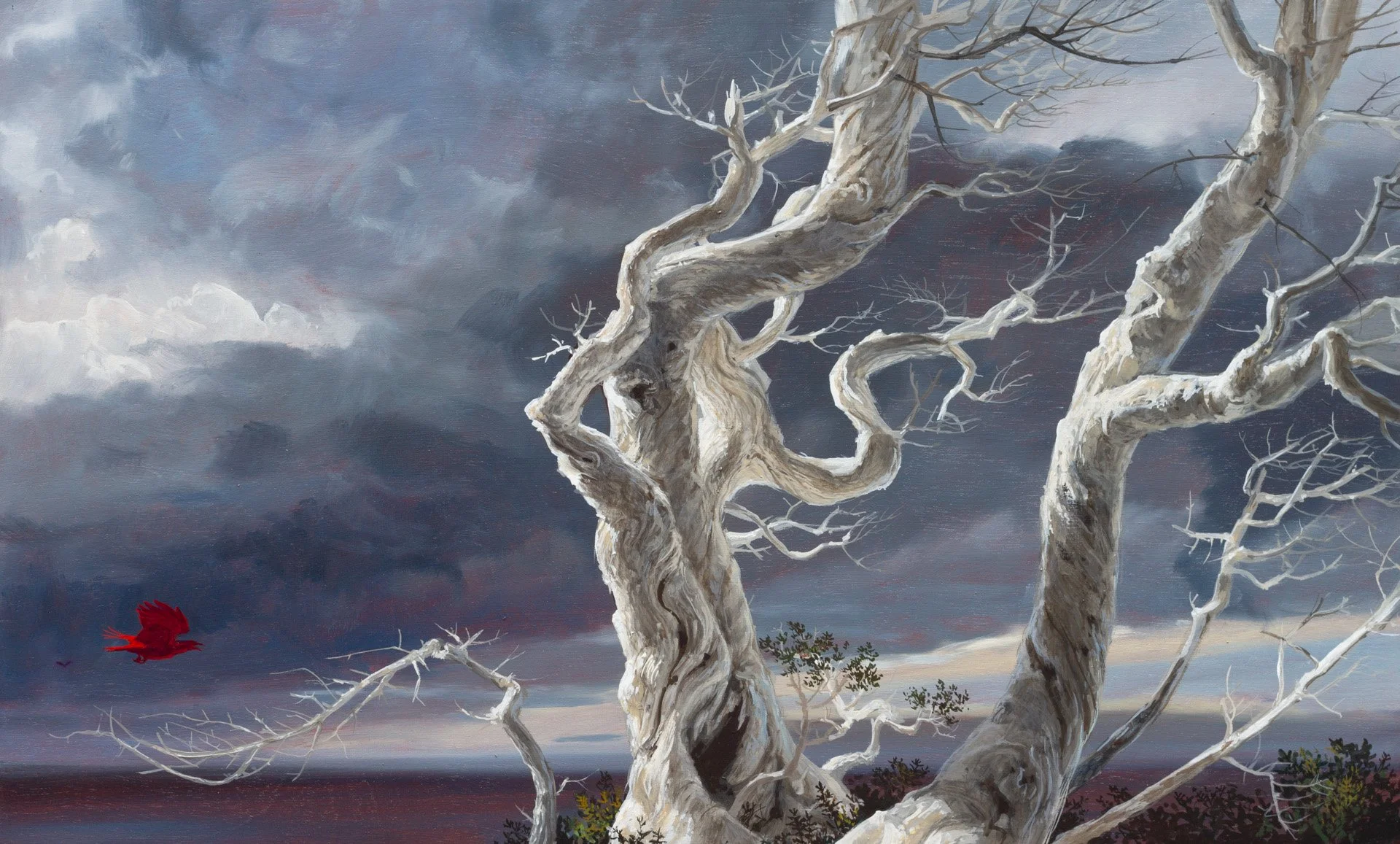 In Passing  
25x40cm, oil on panel, 2019