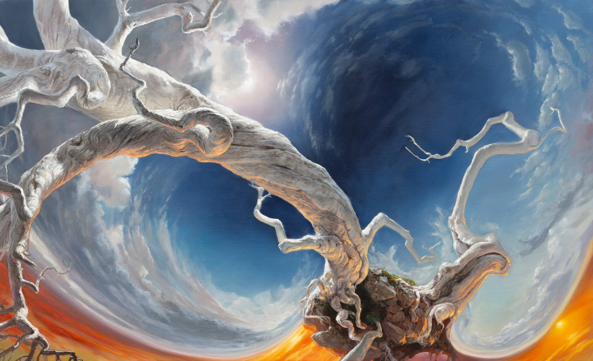 It Was A Day of Indecision  
61x102cm, oil on linen, 2019