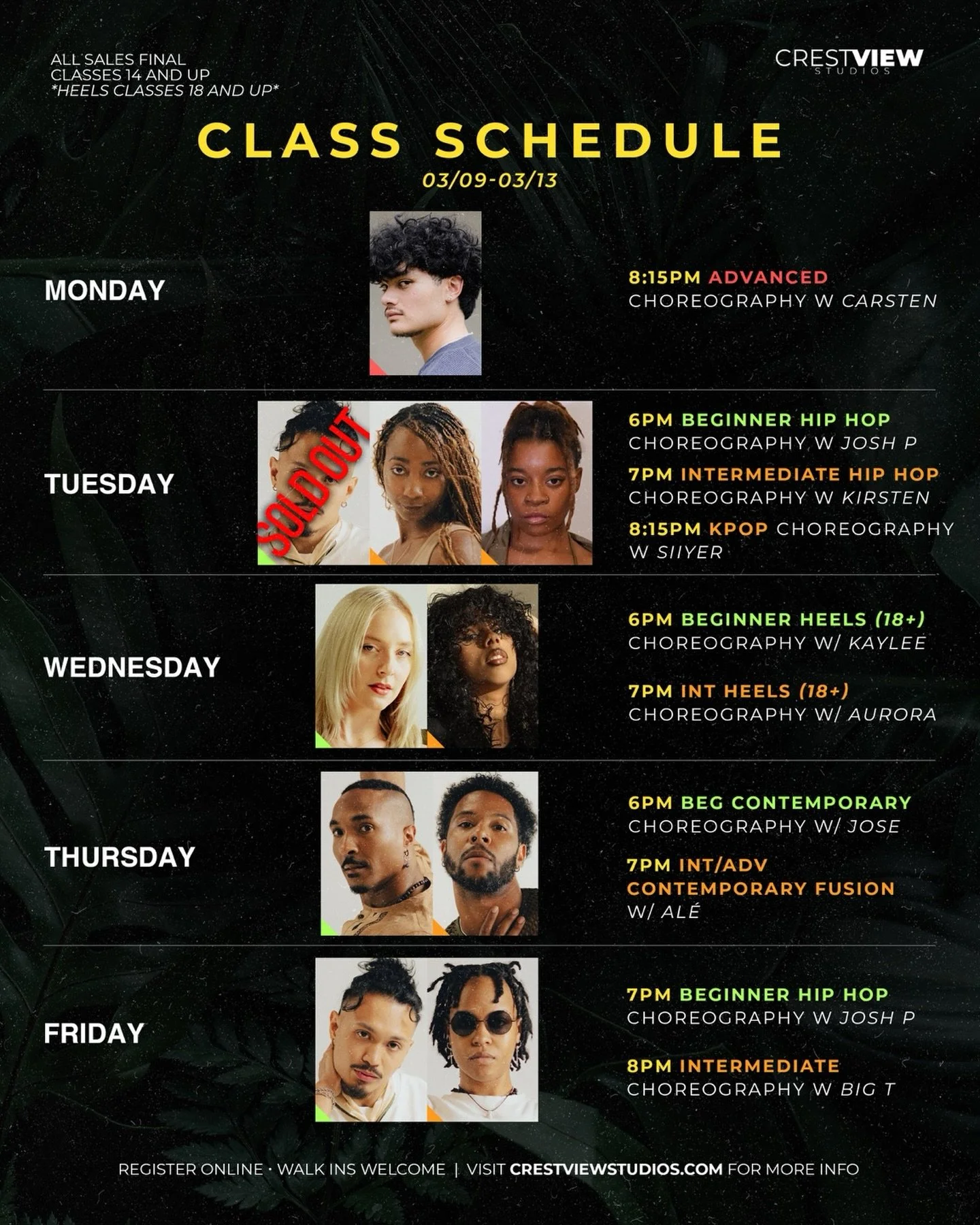 THIS WEEK AT CRESTVIEW‼️

#crestviewstudios #louisvilledancestudio #louisvilleky