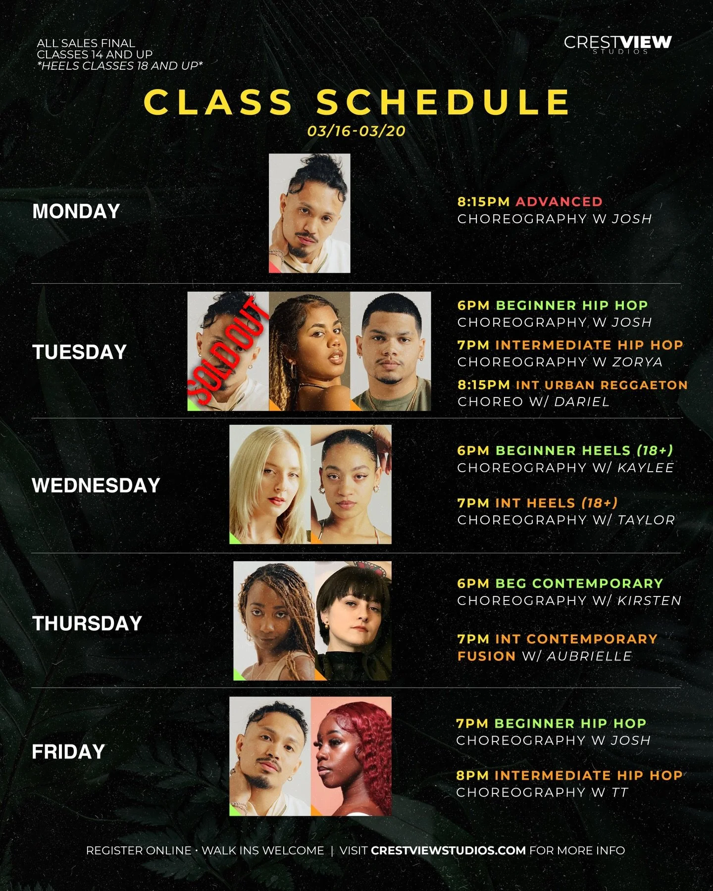 THIS WEEK AT CRESTVIEW🗣️

@_.chocolate._.tt first class at CV is this Friday! Come catch her vibe‼️

#crestviewstudios #louisvilledancestudio #louisvilleky