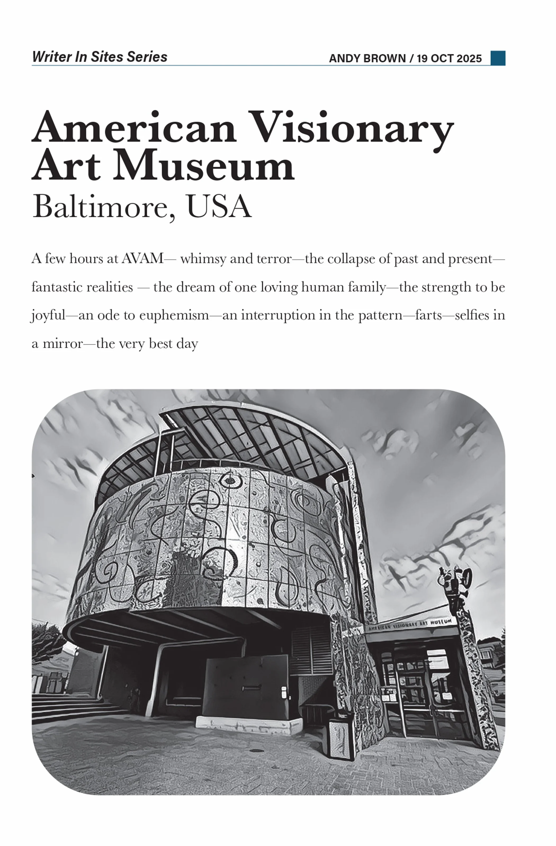 American Visionary Art Museum (by Andy Brown)