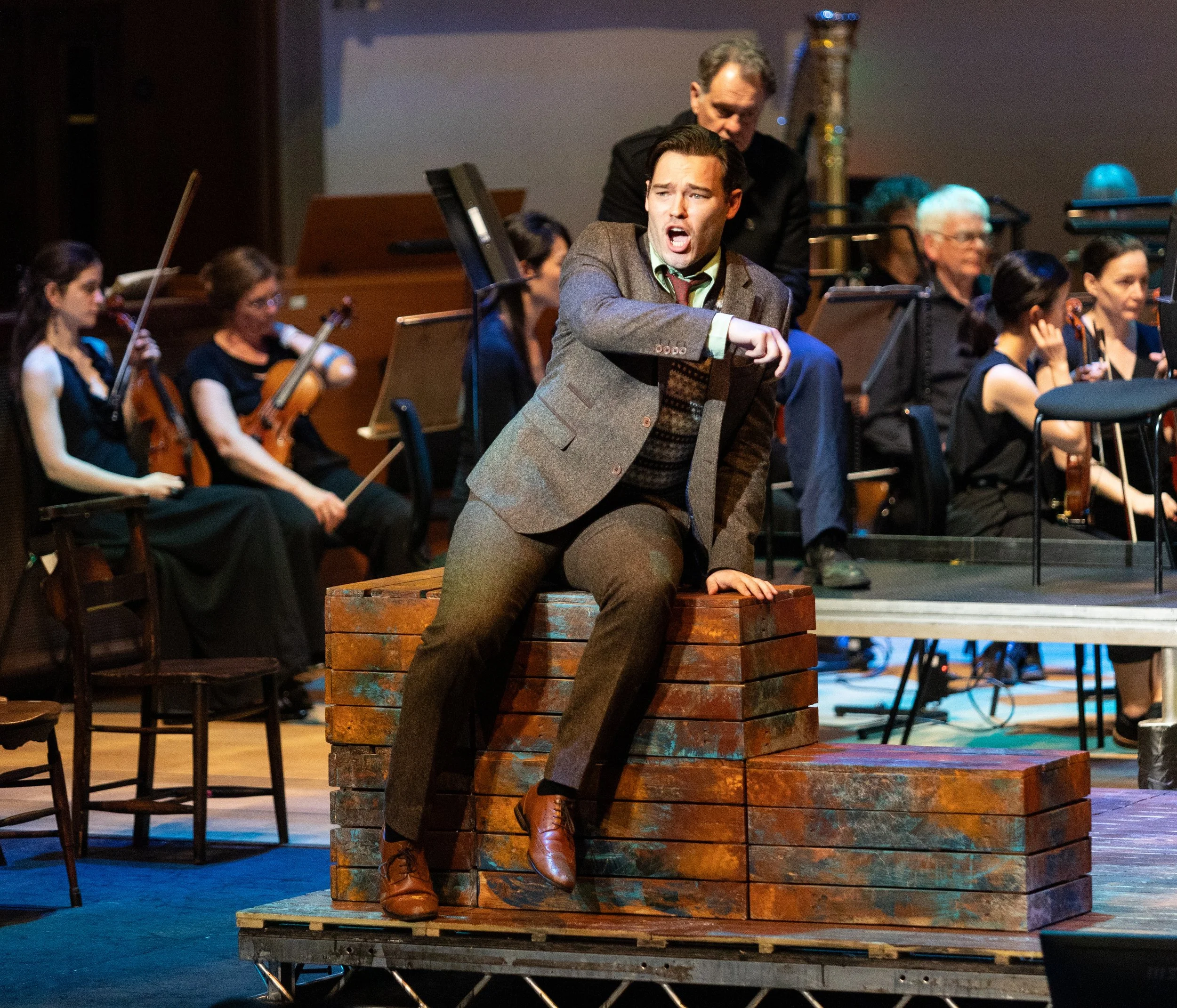 Peter Grimes - British Youth Opera - 2024/2025. Photography: Charles Lewis.