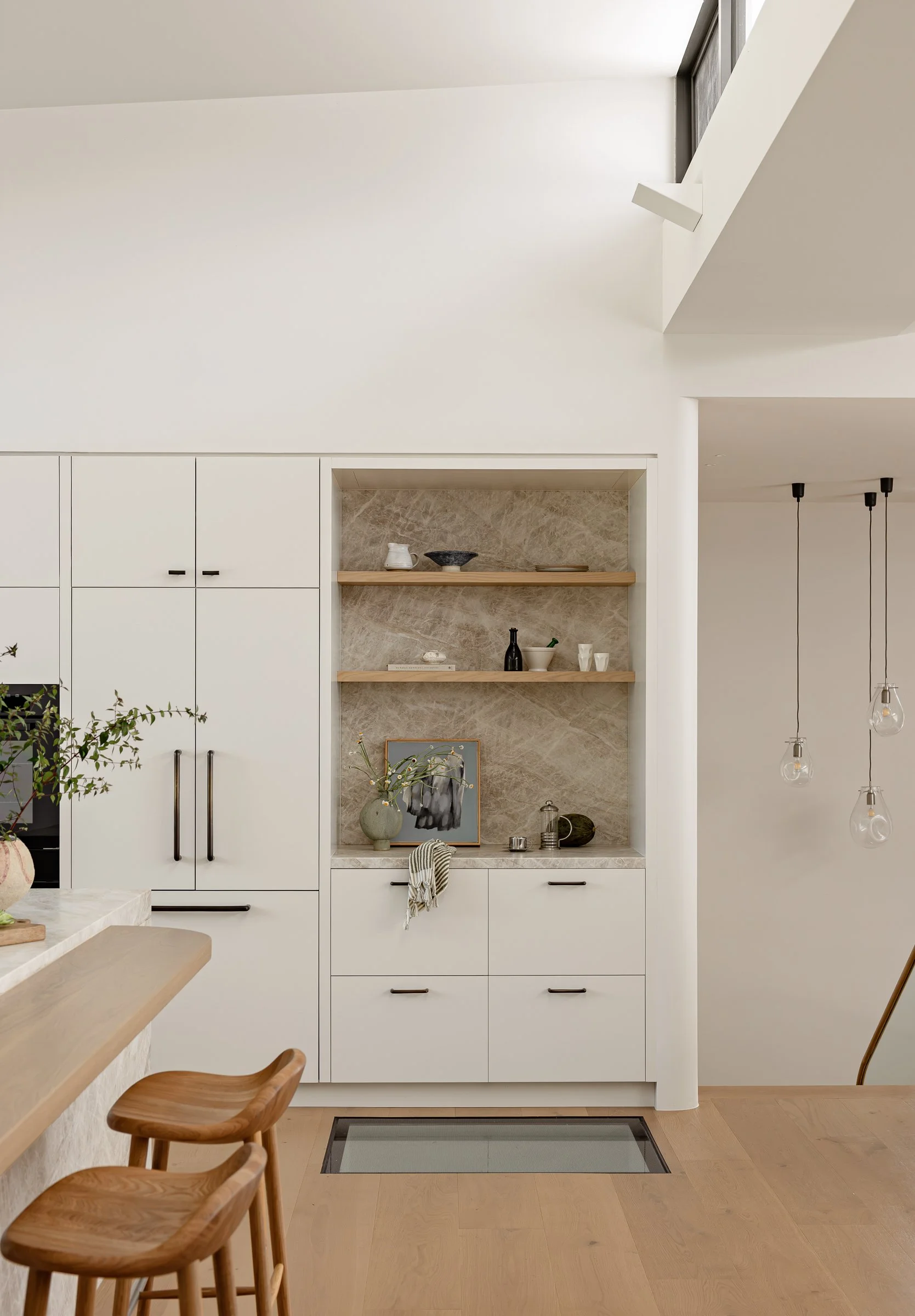 Built-in joinery cabinetry in Northern Beaches coastal home
