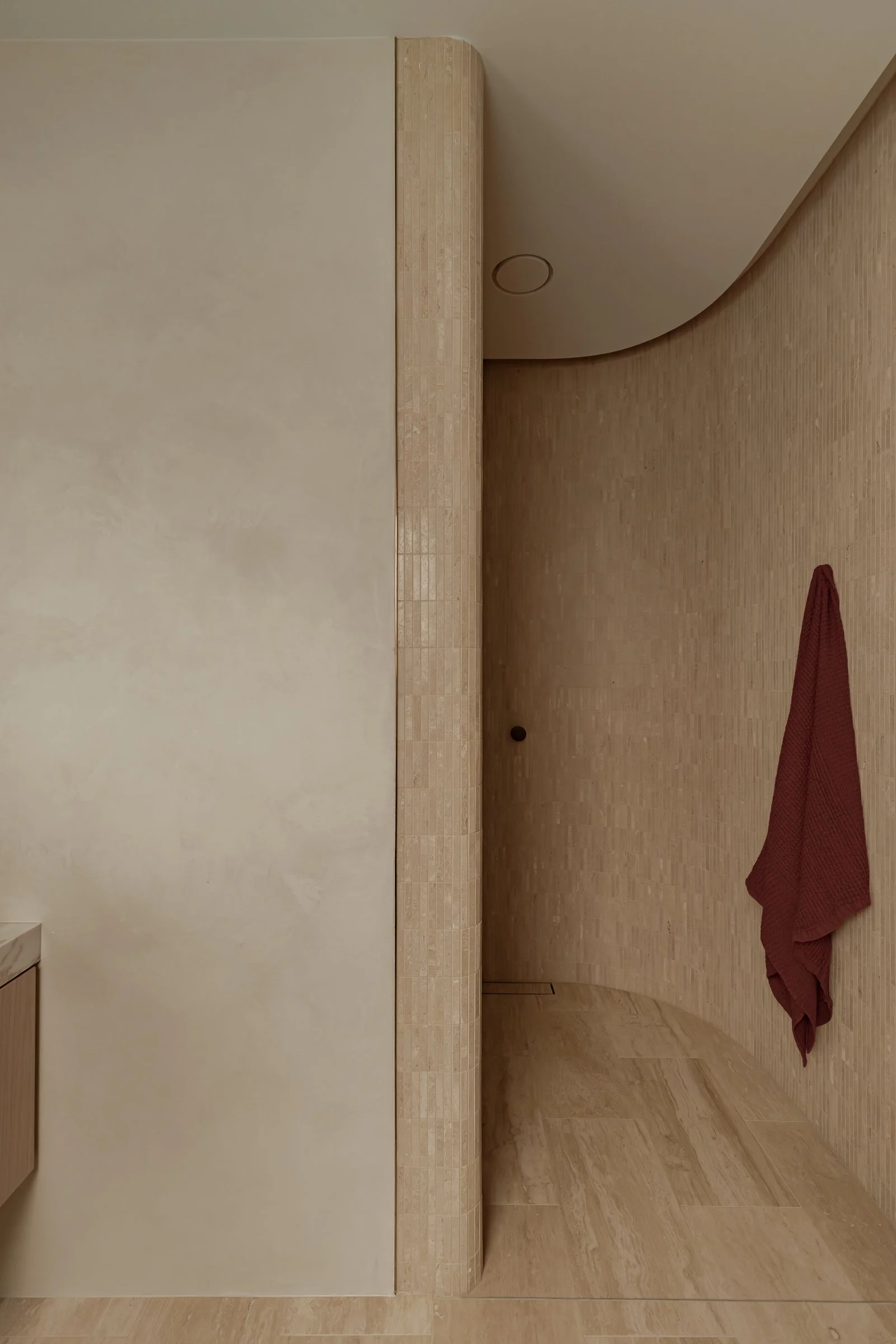 Stone bathroom vanity design