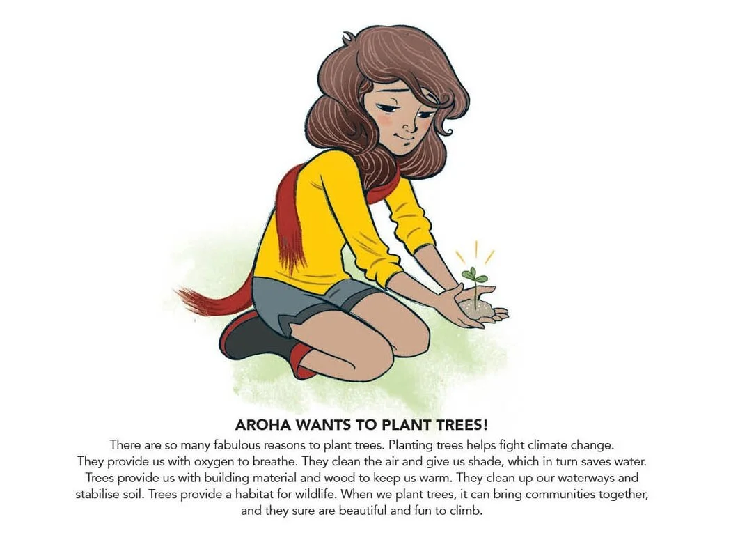 From the beautiful book ‘Aroha’s Way’ by Rebekah Lipp and Craig Phillips