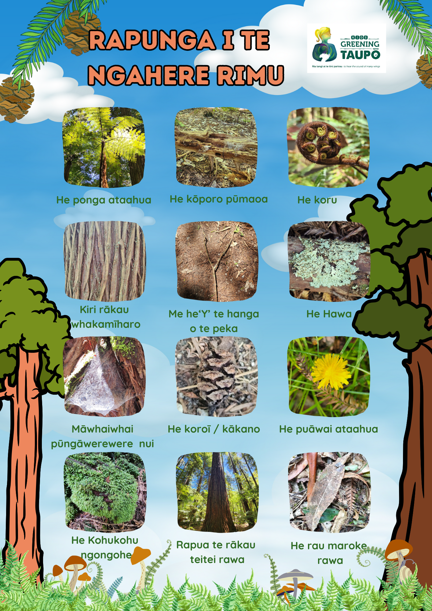 Te Reo Māori Redwoods Scavenger Hunt.png