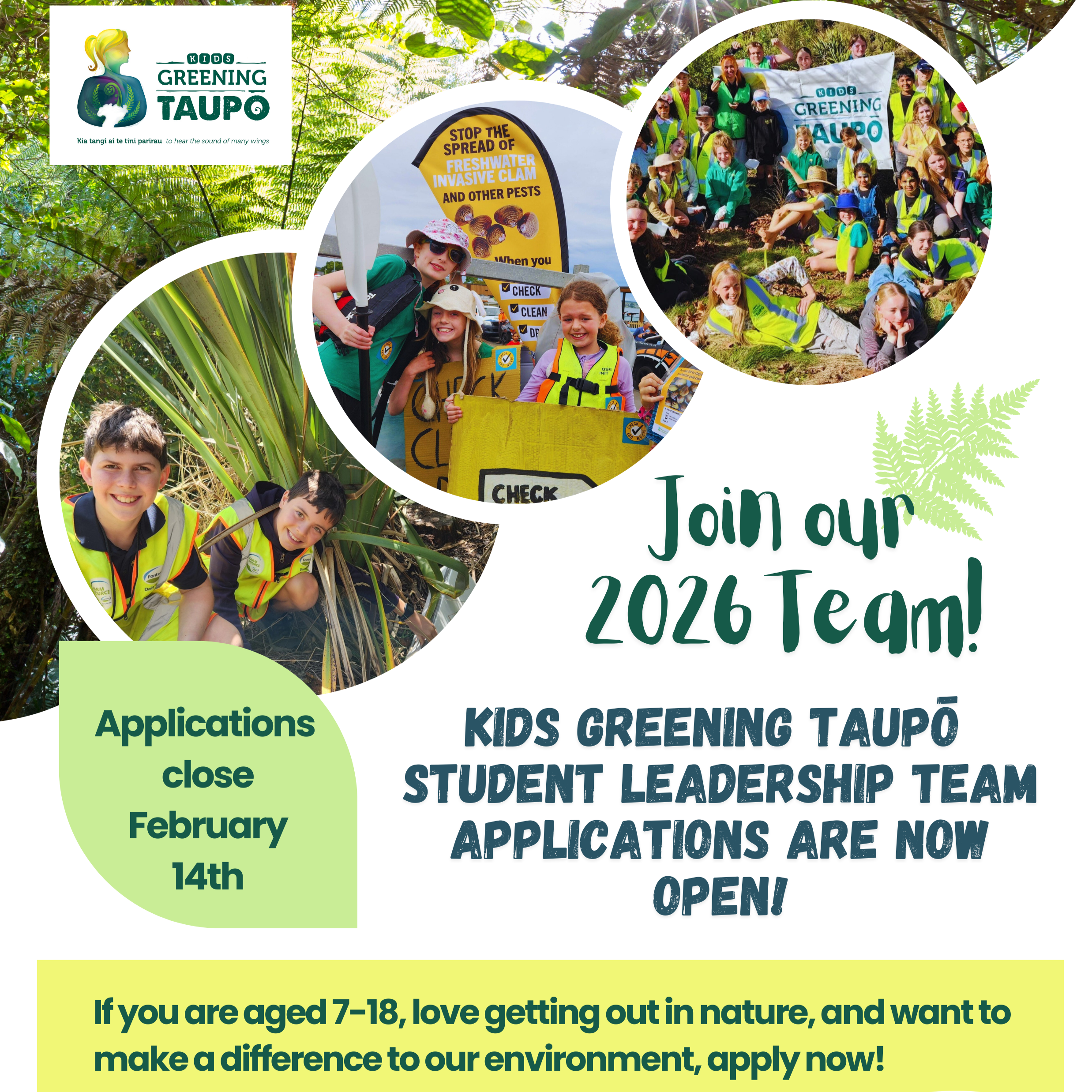 Join now! - 2026 Student Leadership Team applications are open!