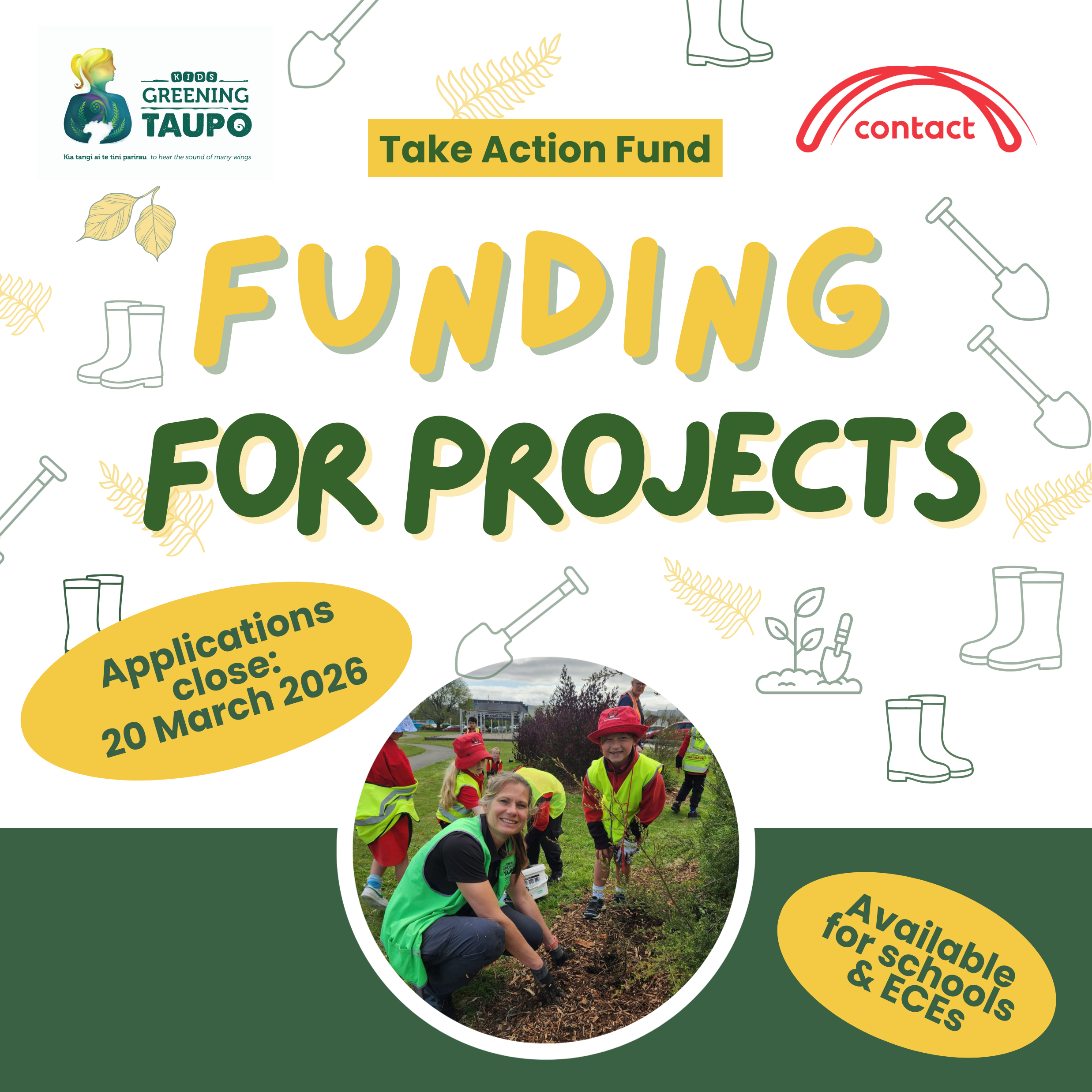2026 Funding Opportunities for Taupō School/ECE Projects