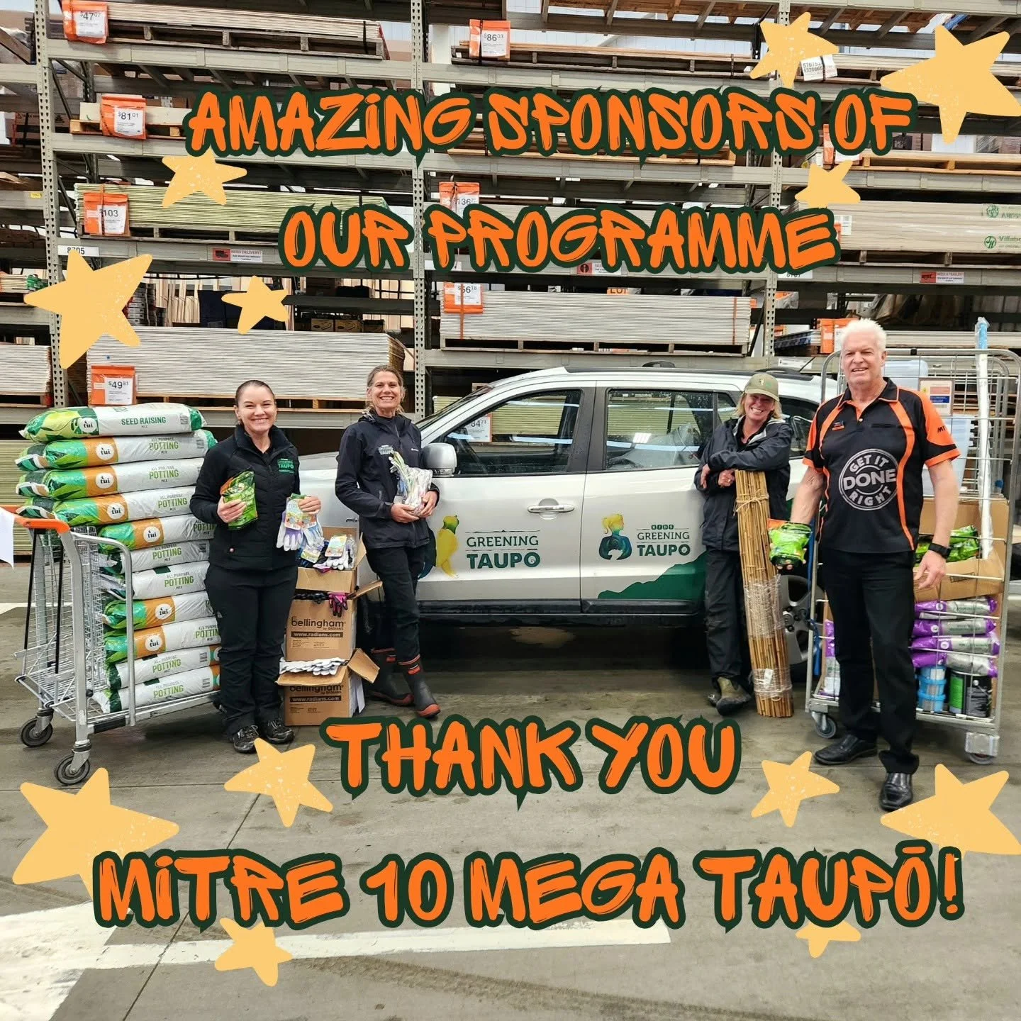 Thank you Mitre 10!