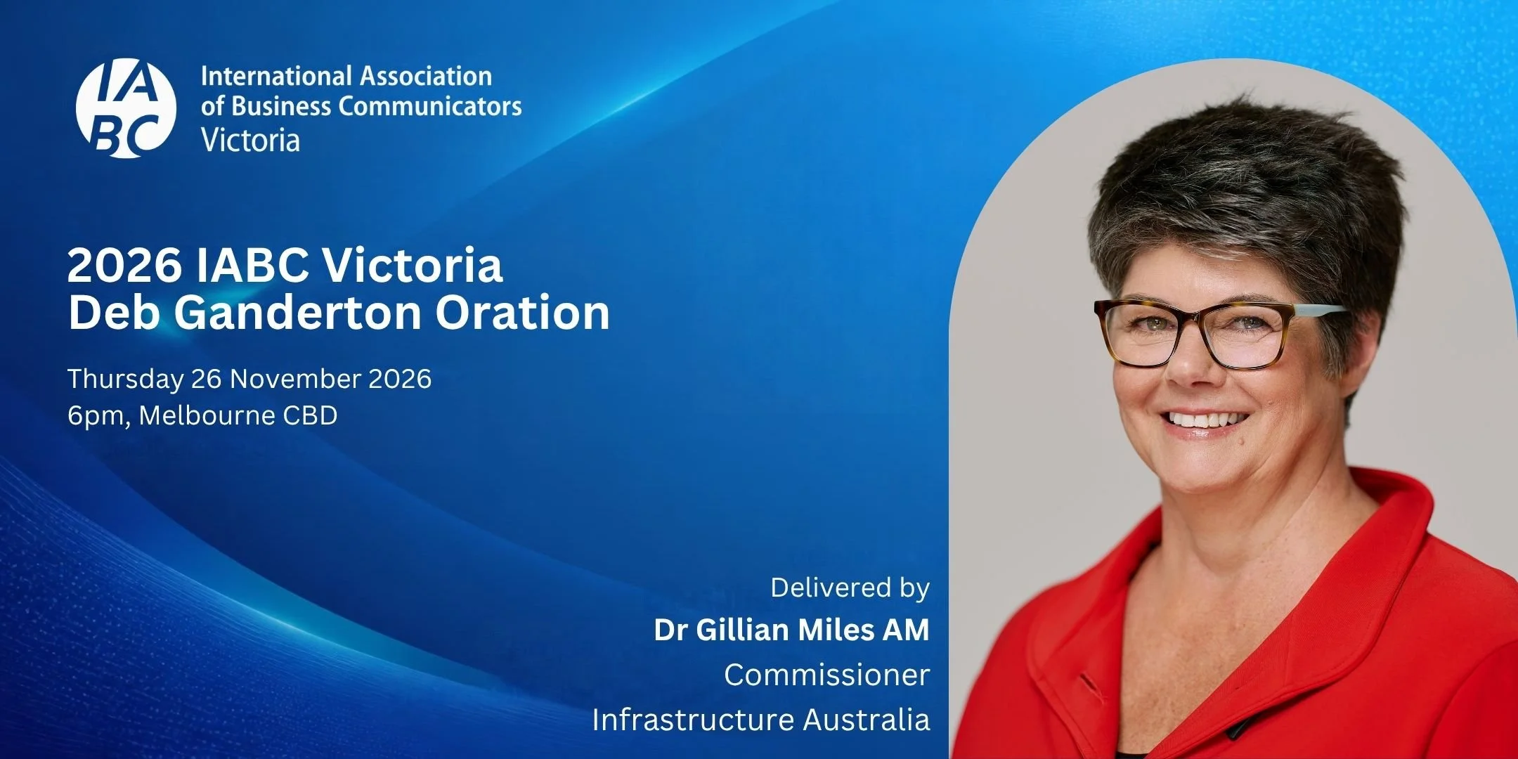 2026 IABC Victoria Deb Ganderton Oration
